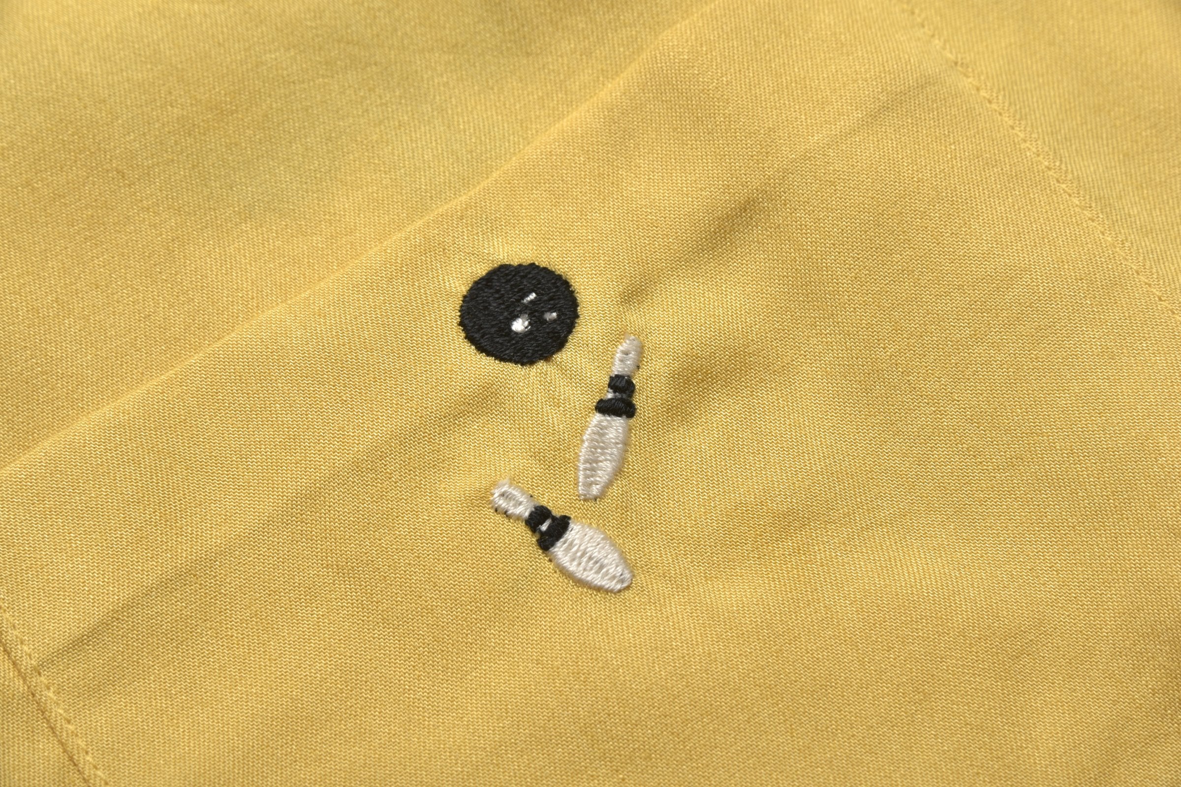 RAYON BOWLING SHIRT  / JOLLY ROGER - Image 6