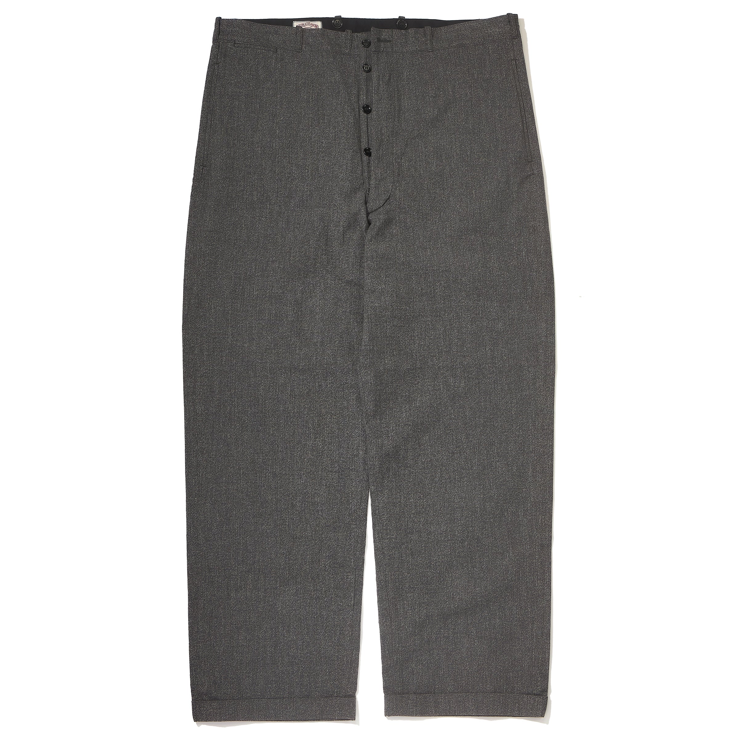 SALT AND PEPPER CHAMBRAY ATELIER TROUSERS - Image 2
