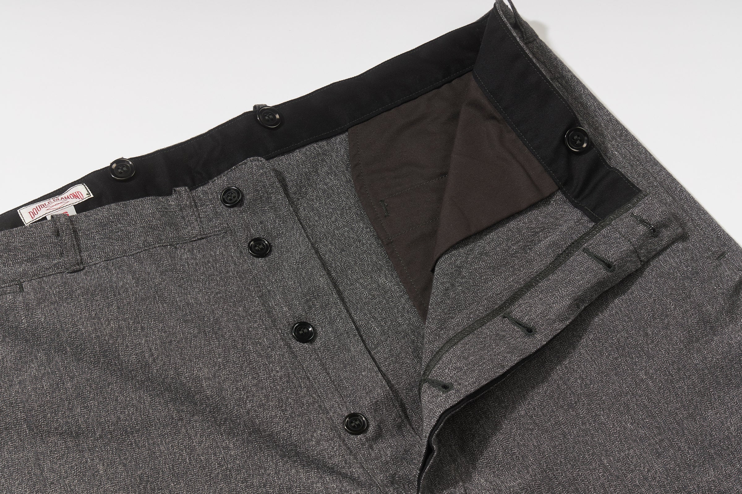 SALT AND PEPPER CHAMBRAY ATELIER TROUSERS - Image 6