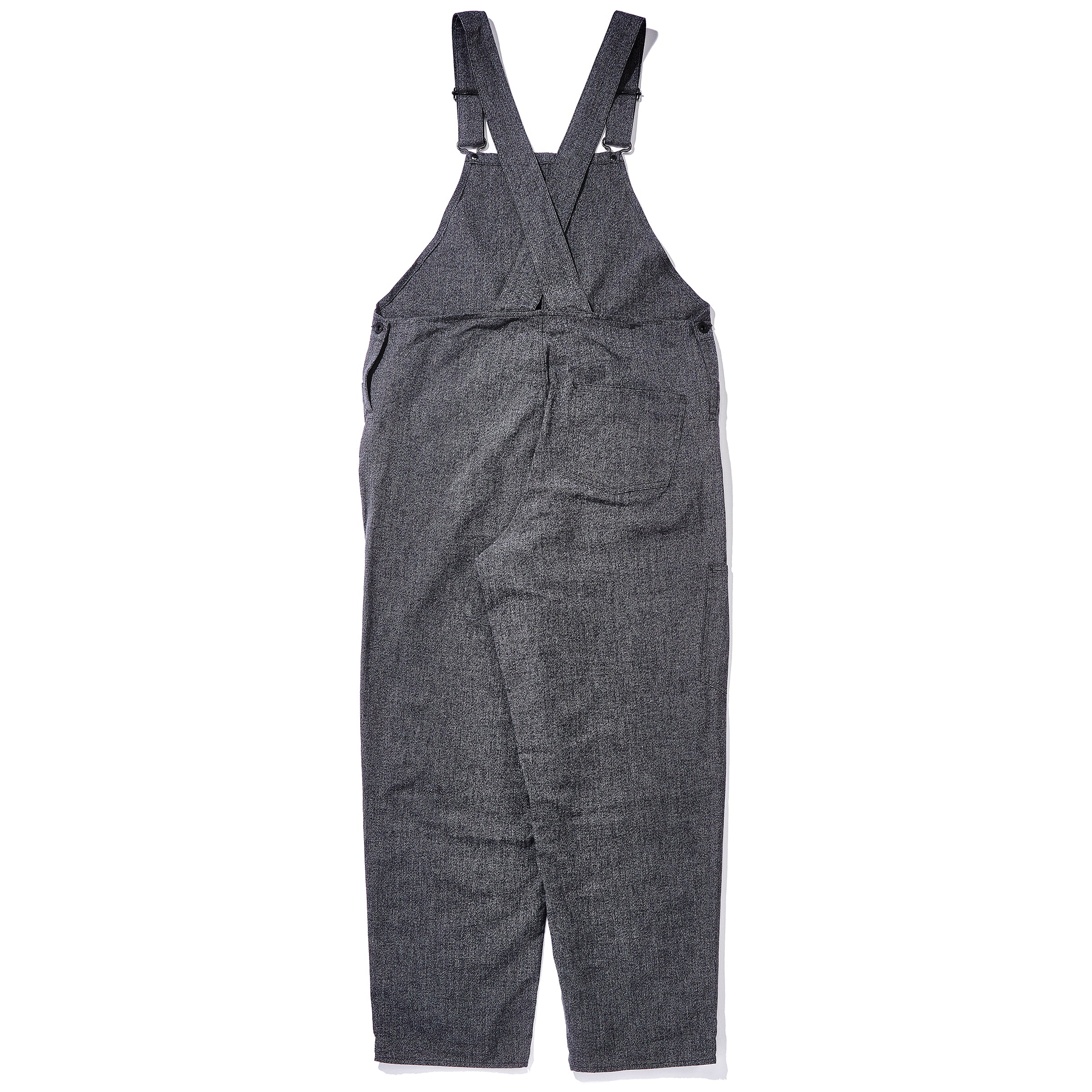 SALT AND PEPPER CHAMBRAY BIB OVERALL - Image 3