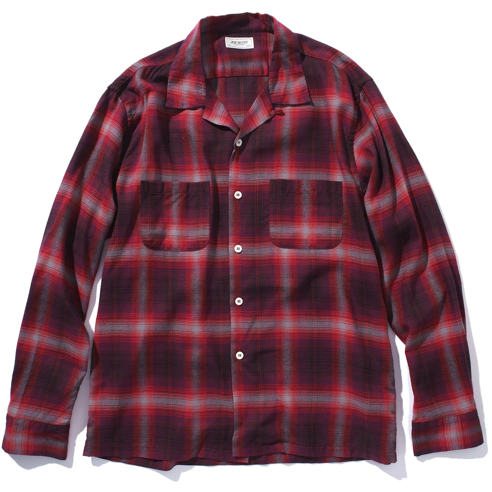 SHADOW CHECK RAYON SHIRT - Image 2