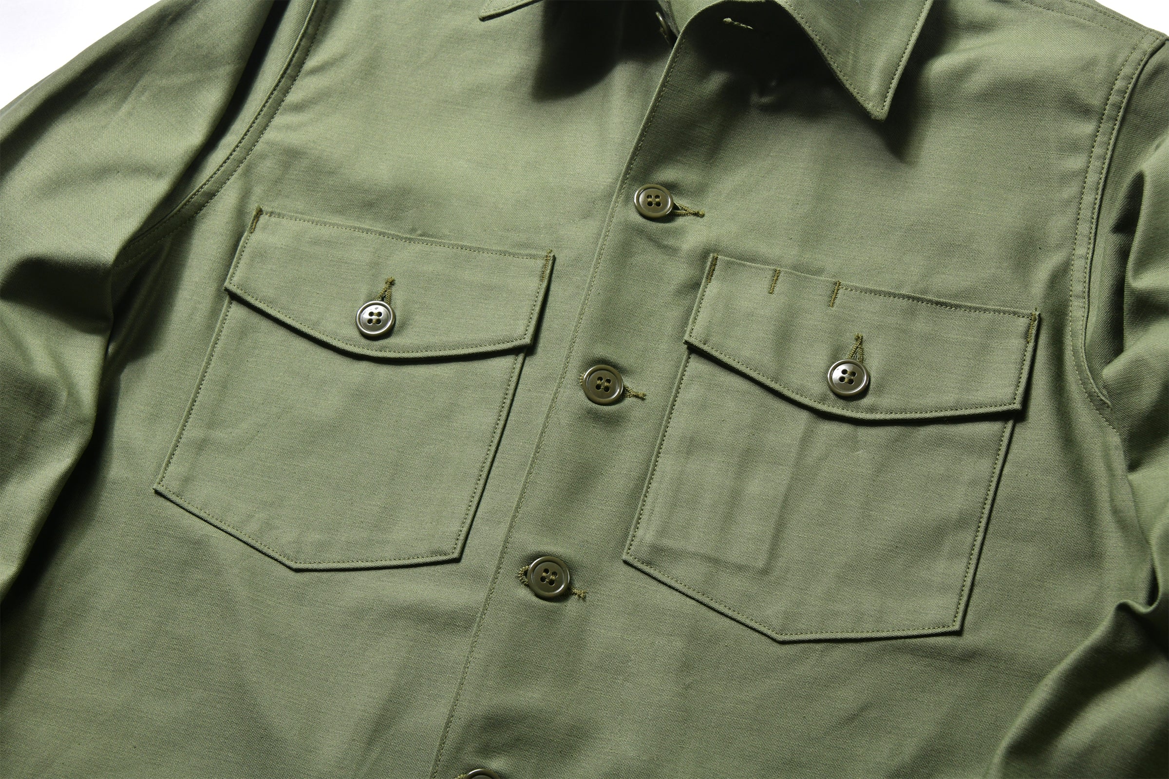 SHIRT, MAN'S, COTTON SATEEN, OG-107 - Image 7