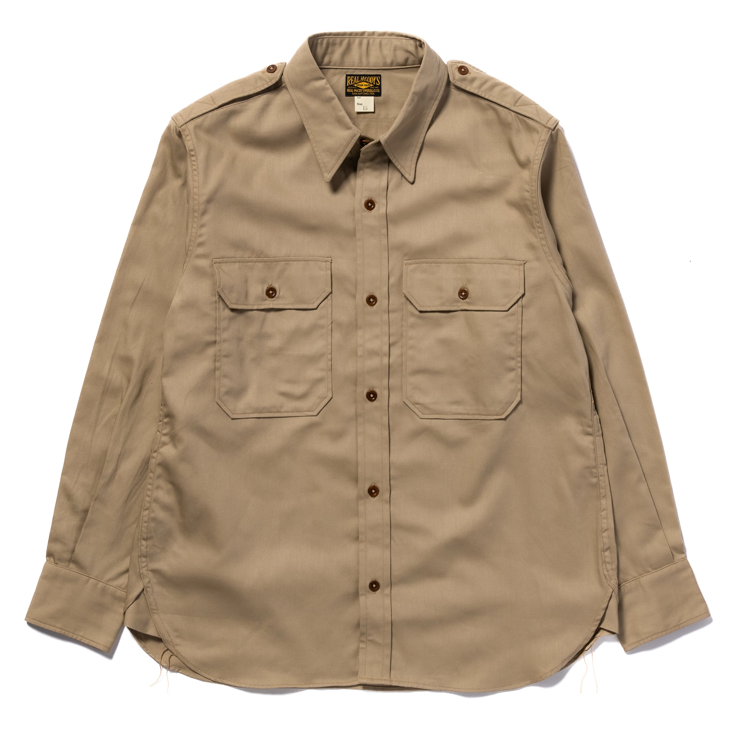 KHAKI SHIRT L/S (MODIFY) - Image 2