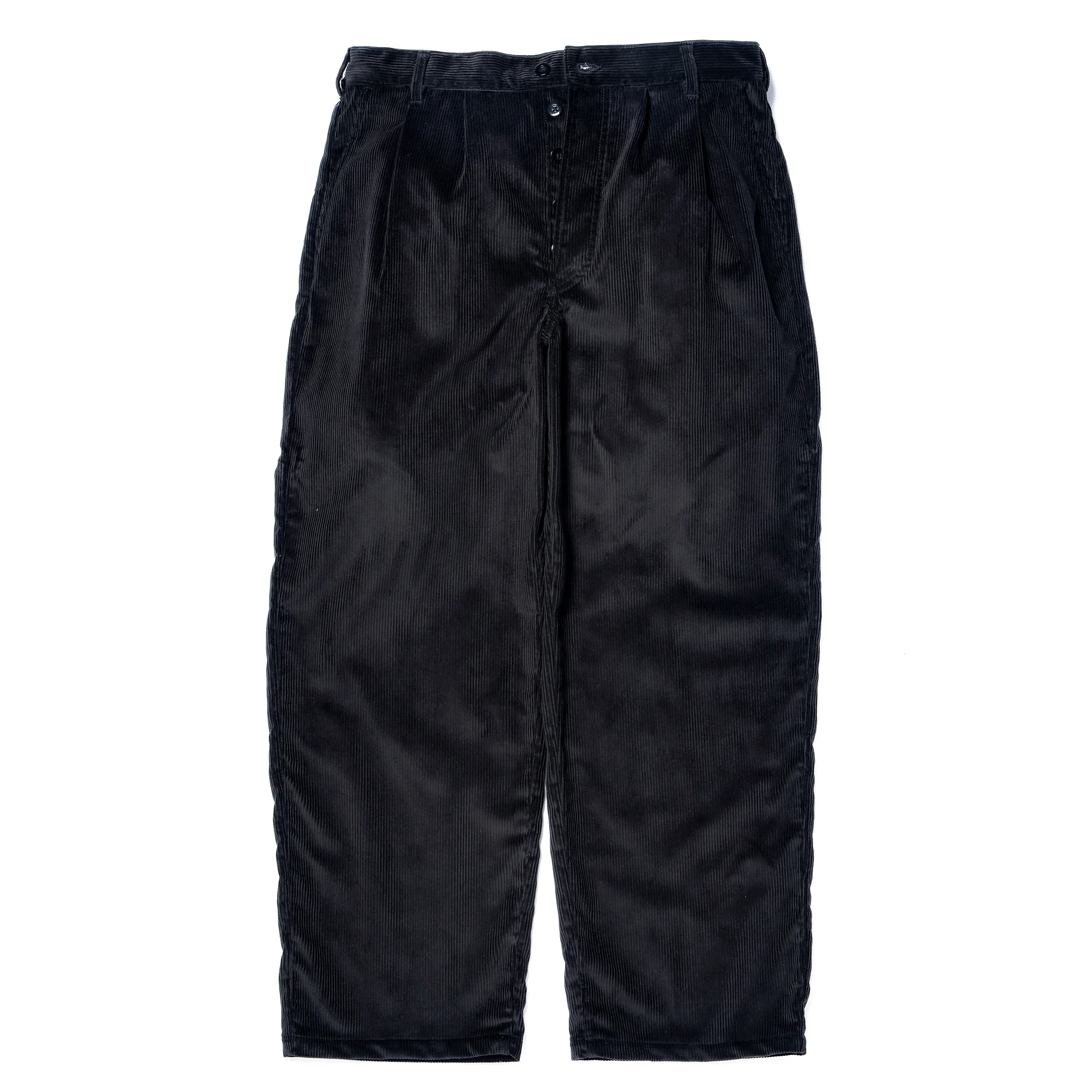 DOUBLE-PLEAT CORDUROY TROUSERS