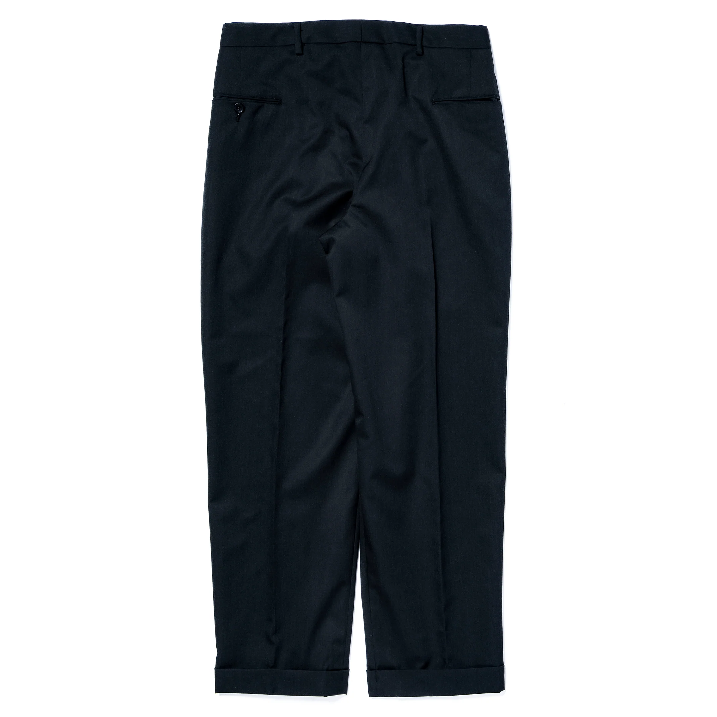 SINGLE-PLEAT WOOL TROUSERS - Image 3