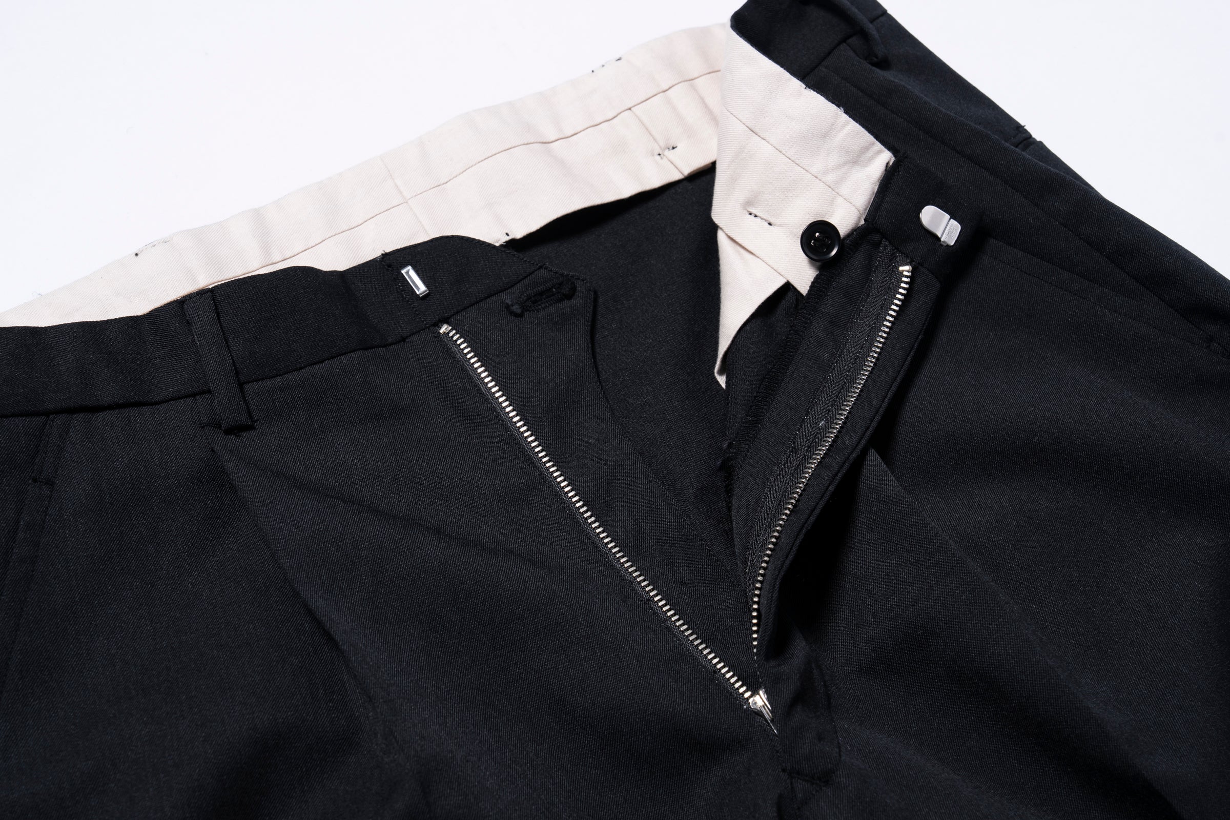 SINGLE-PLEAT WOOL TROUSERS - Image 6