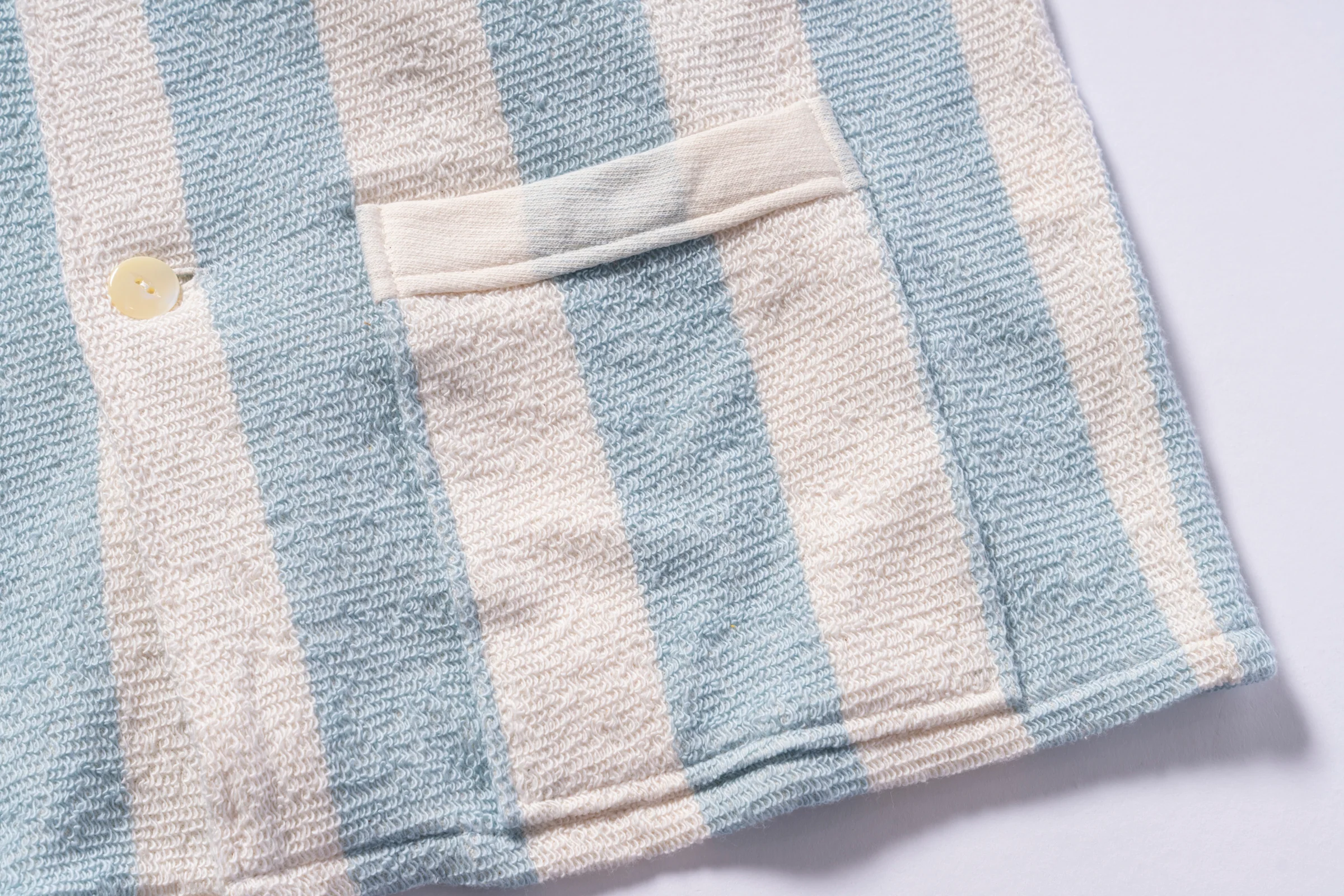 STRIPE COTTON PILE BEACH SHIRT - Image 6