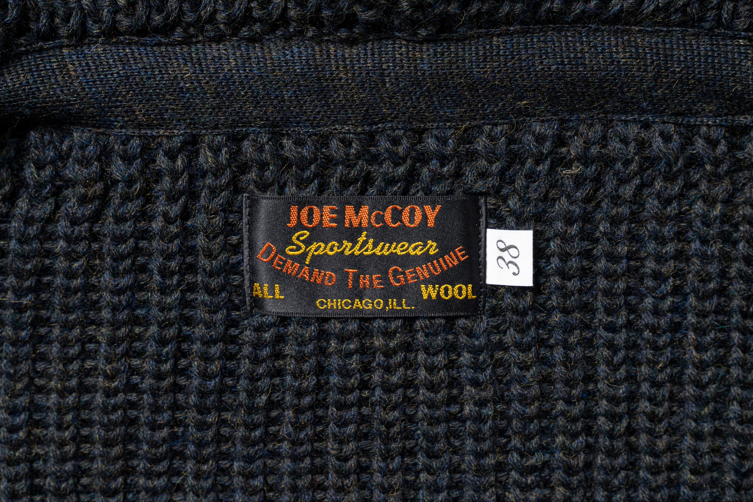 STRIPED SHAWL COLLAR CARDIGAN - Image 4