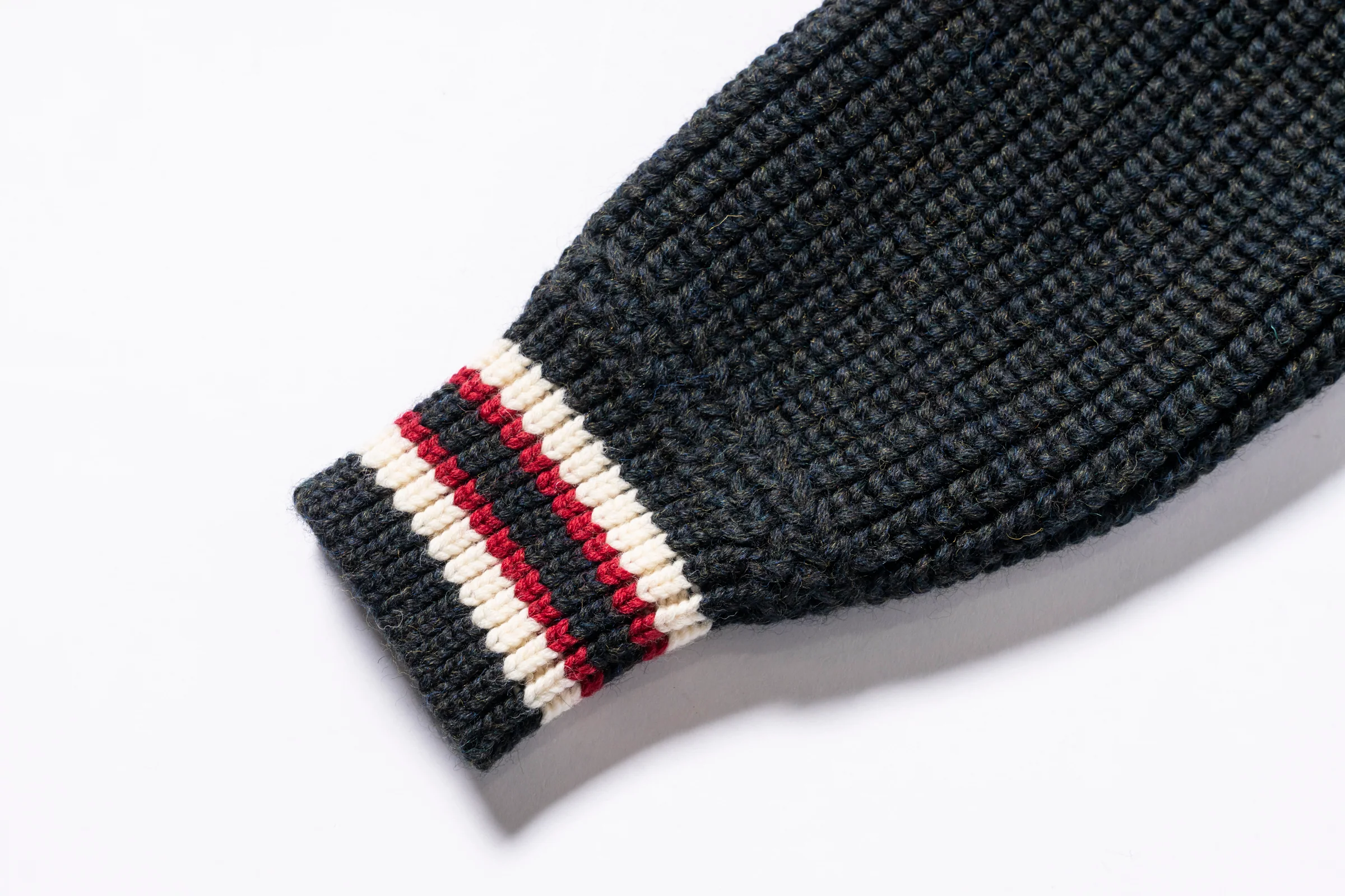 STRIPED SHAWL COLLAR CARDIGAN - Image 8