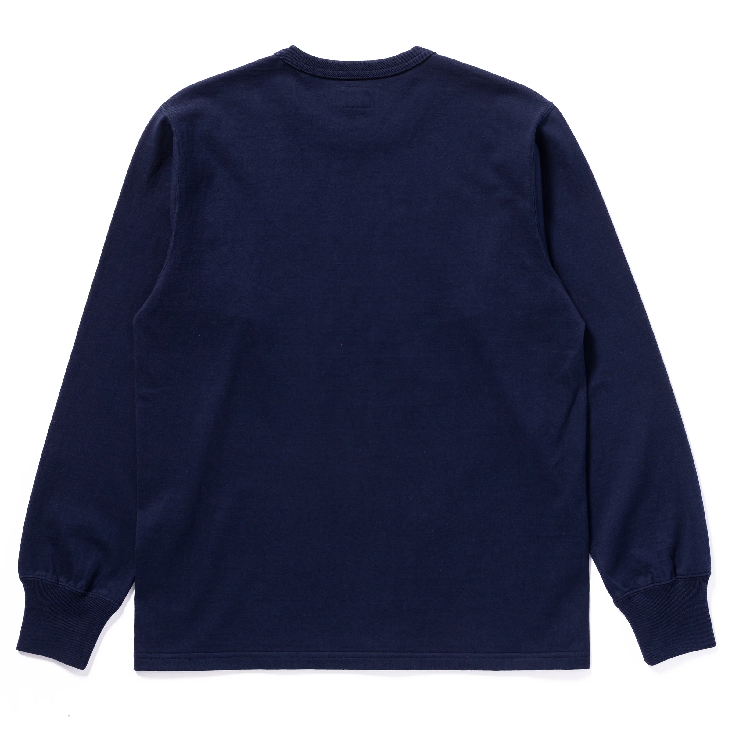 THE REAL McCOY'S LOGO TEE L/S ‘WHITE LOGO’ - Image 3