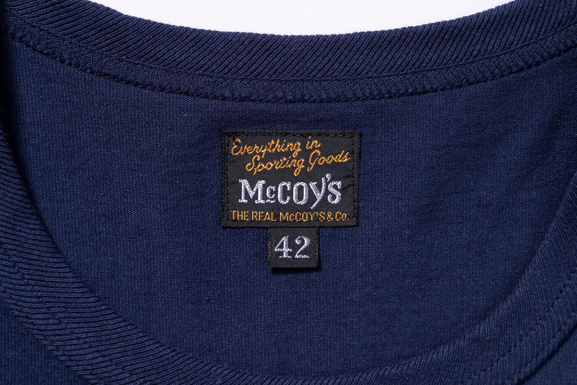 THE REAL McCOY'S LOGO TEE S/S ‘WHITE LOGO’ - Image 4