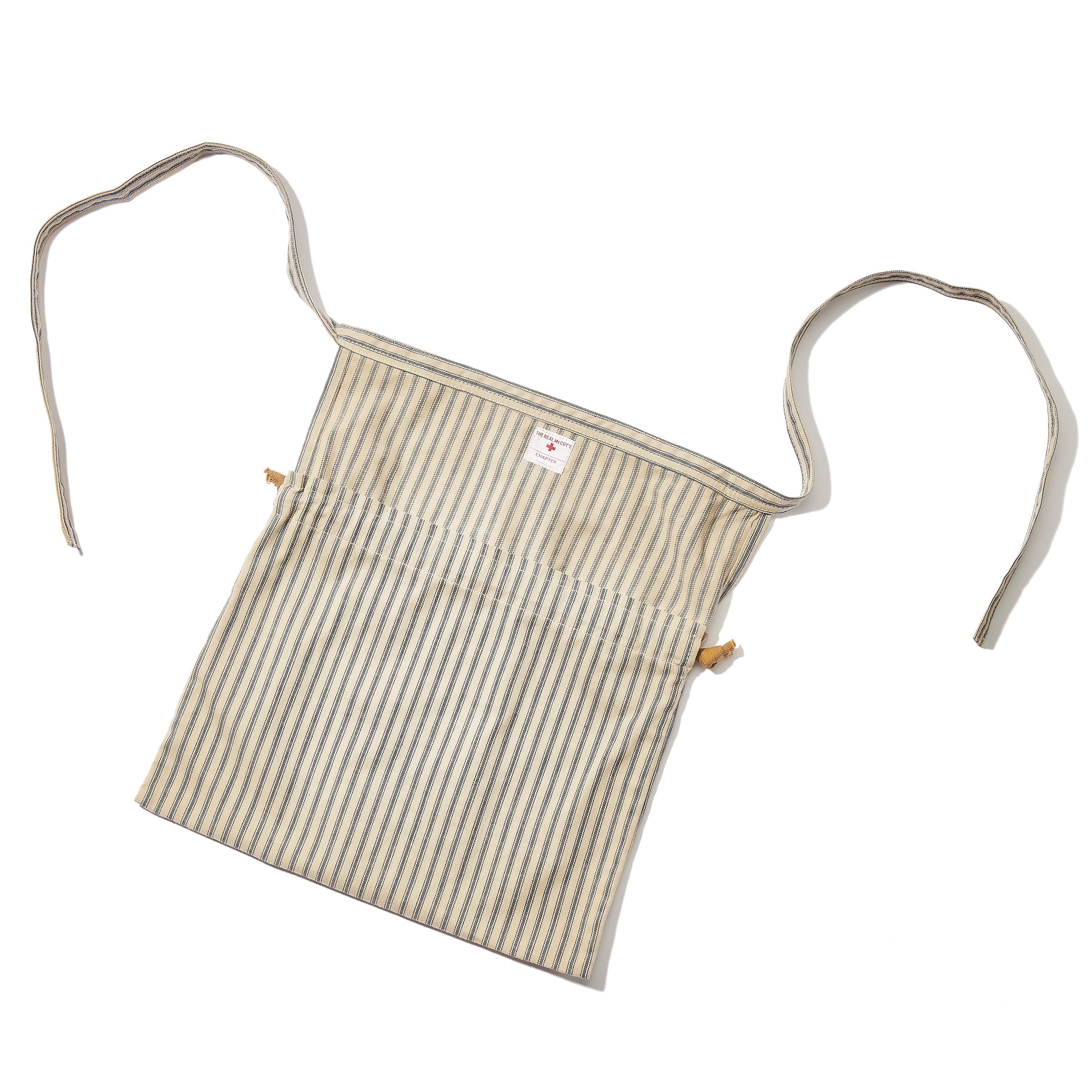 TICKING STRIPE APRON BAG - Image 2