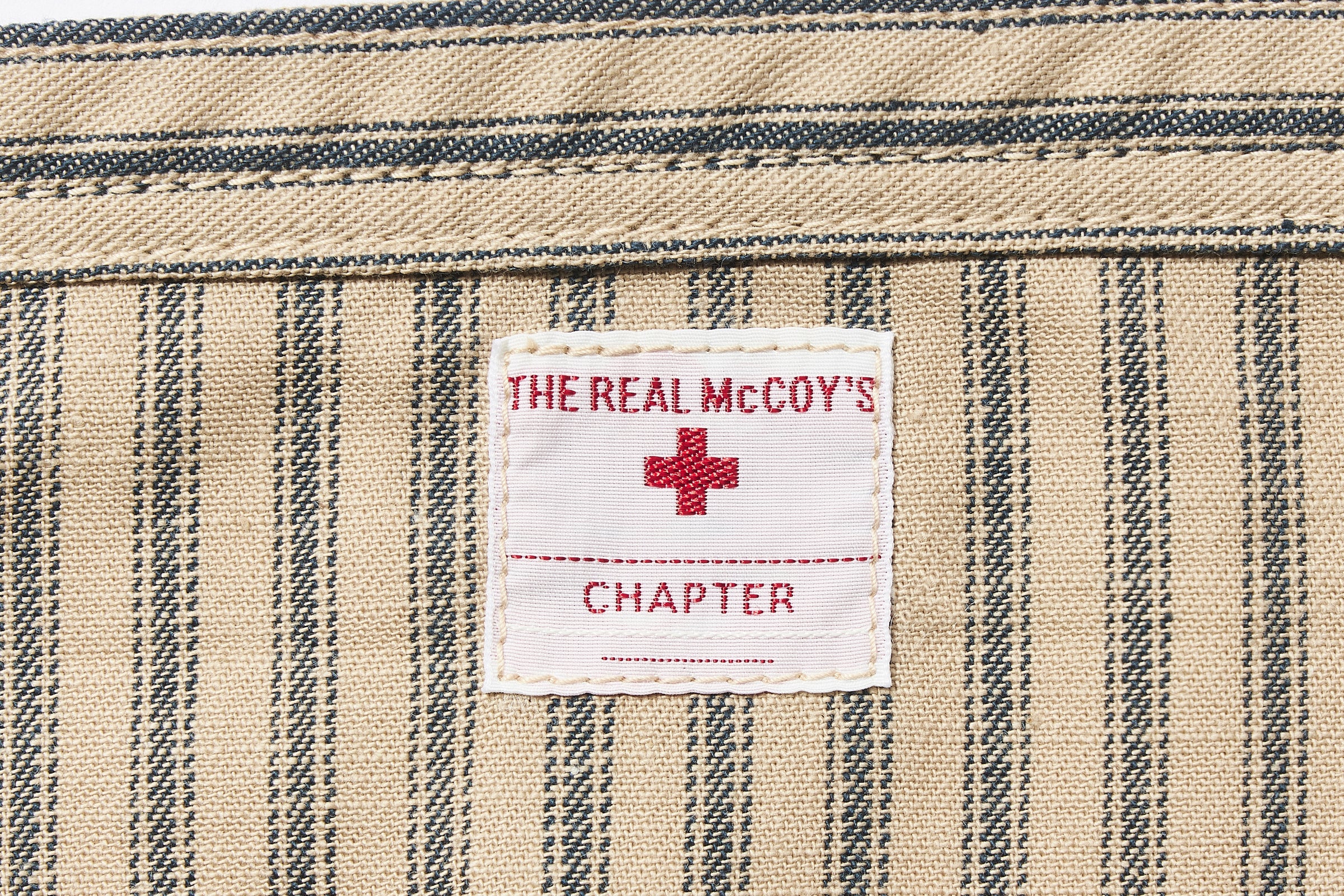 TICKING STRIPE APRON BAG - Image 3