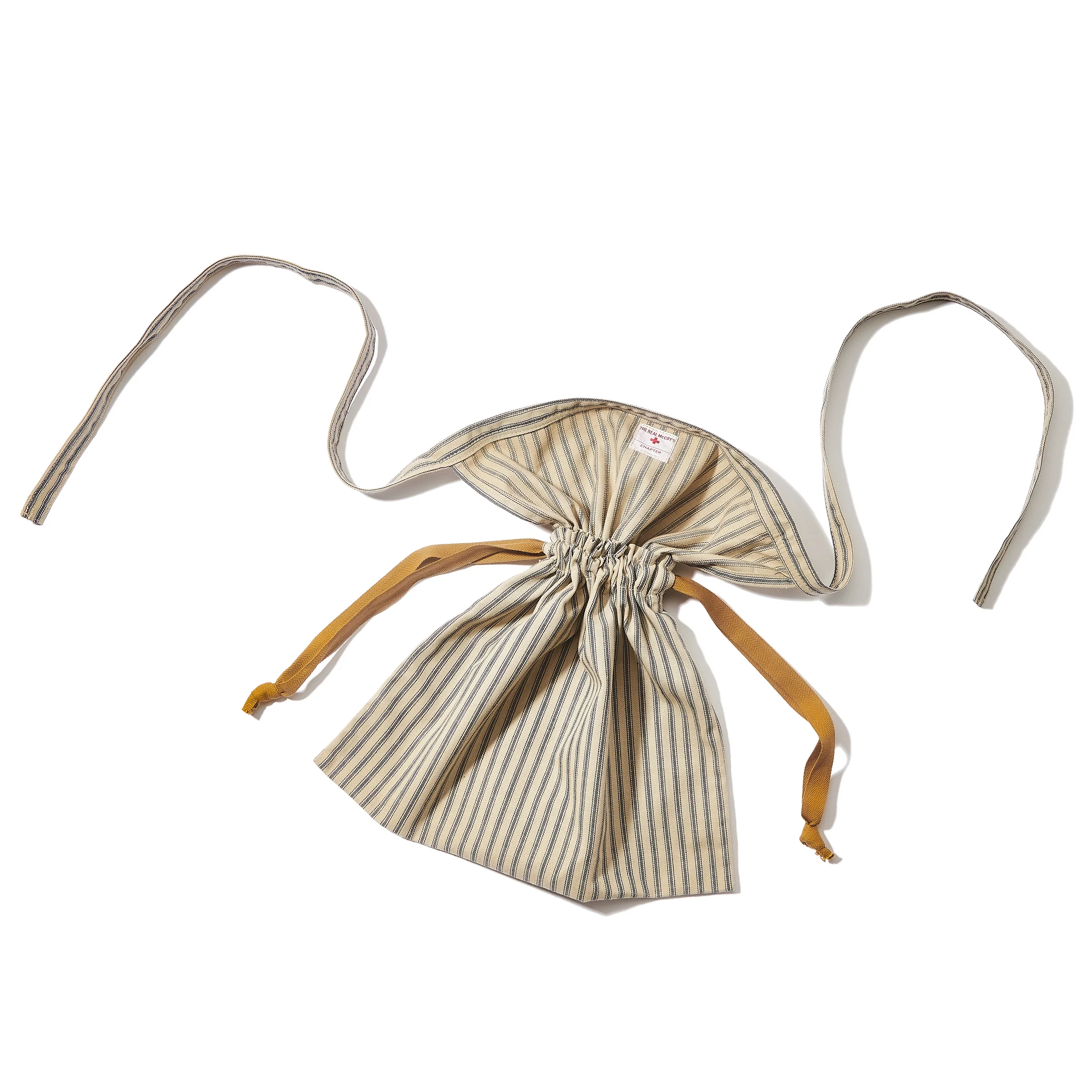 TICKING STRIPE APRON BAG - Image 4