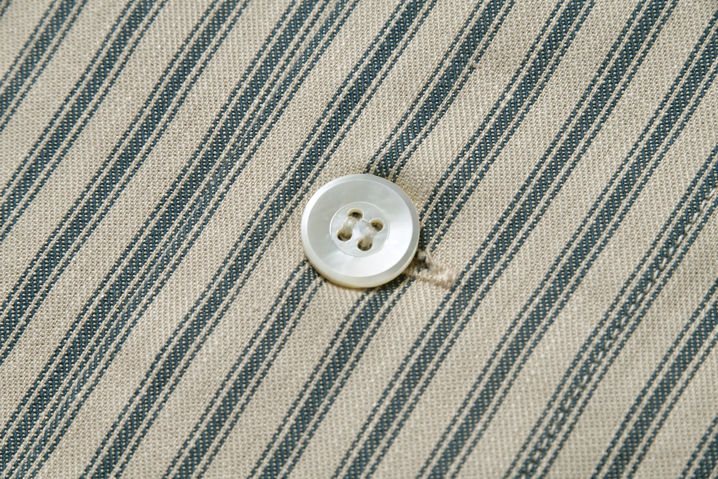 TICKING STRIPE PAJAMA SHIRT - Image 5