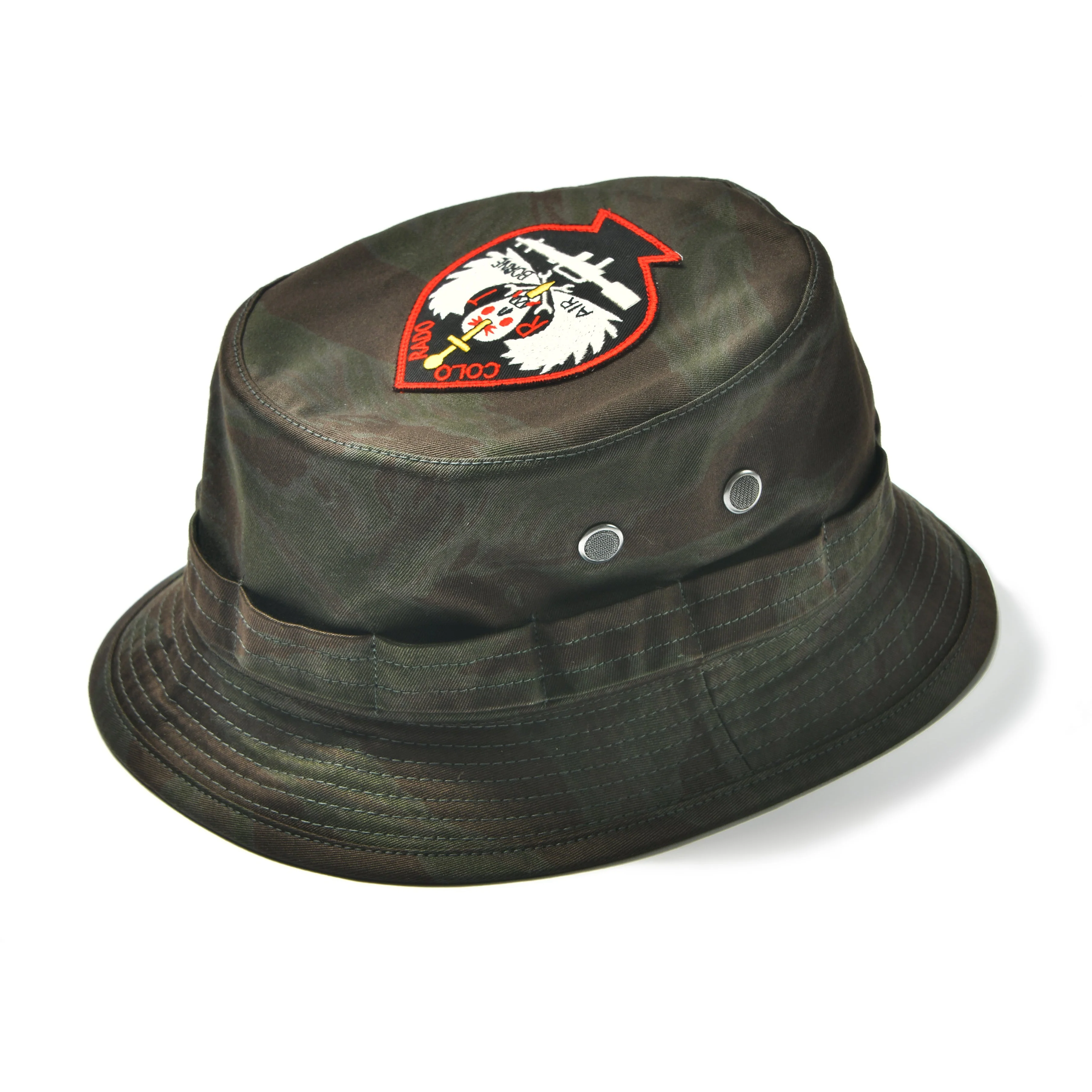 TIGER CAMOUFLAGE BOONIE HAT / BLACK OVER-DYE - Image 2