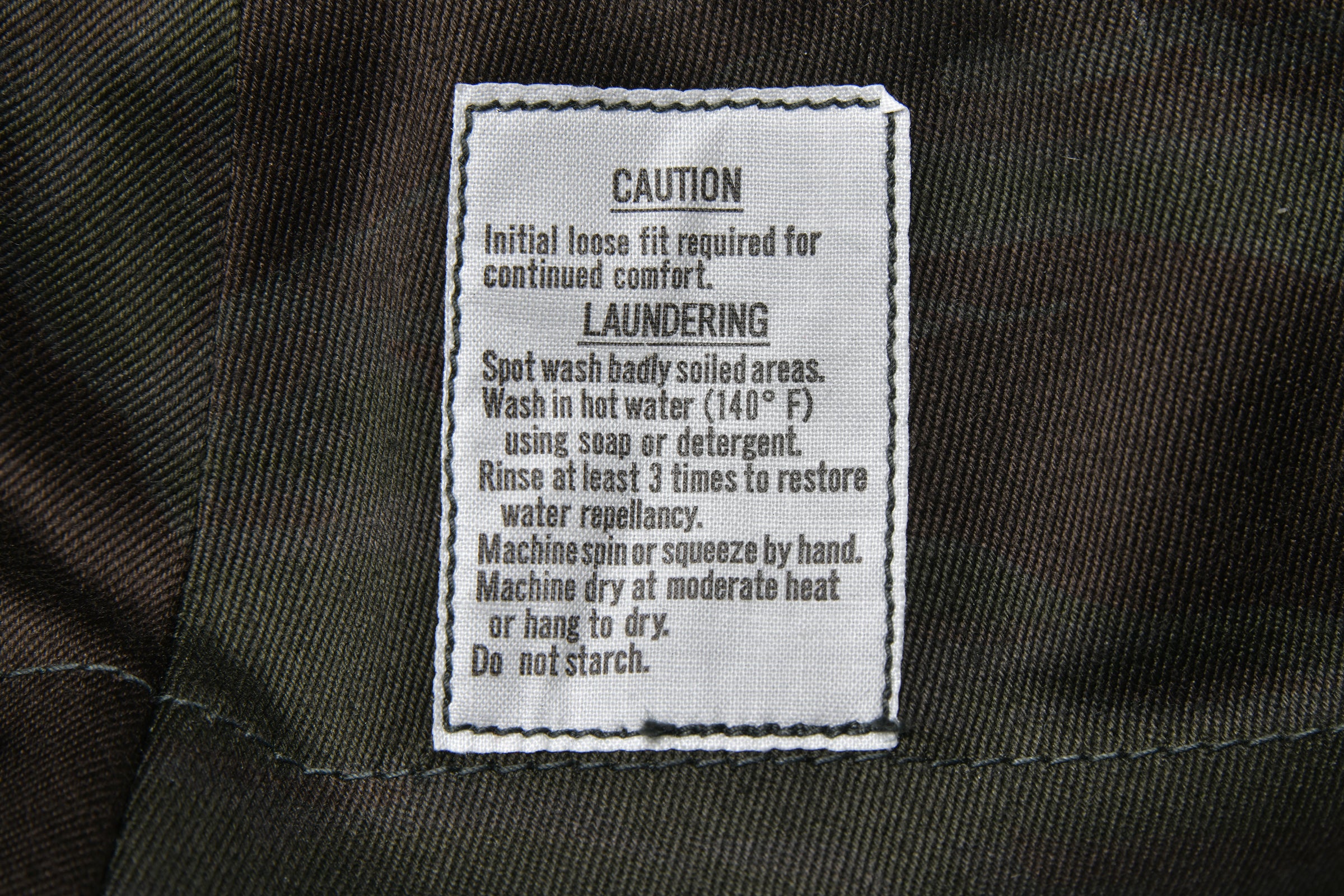 TIGER CAMOUFLAGE BOONIE HAT / BLACK OVER-DYE - Image 3
