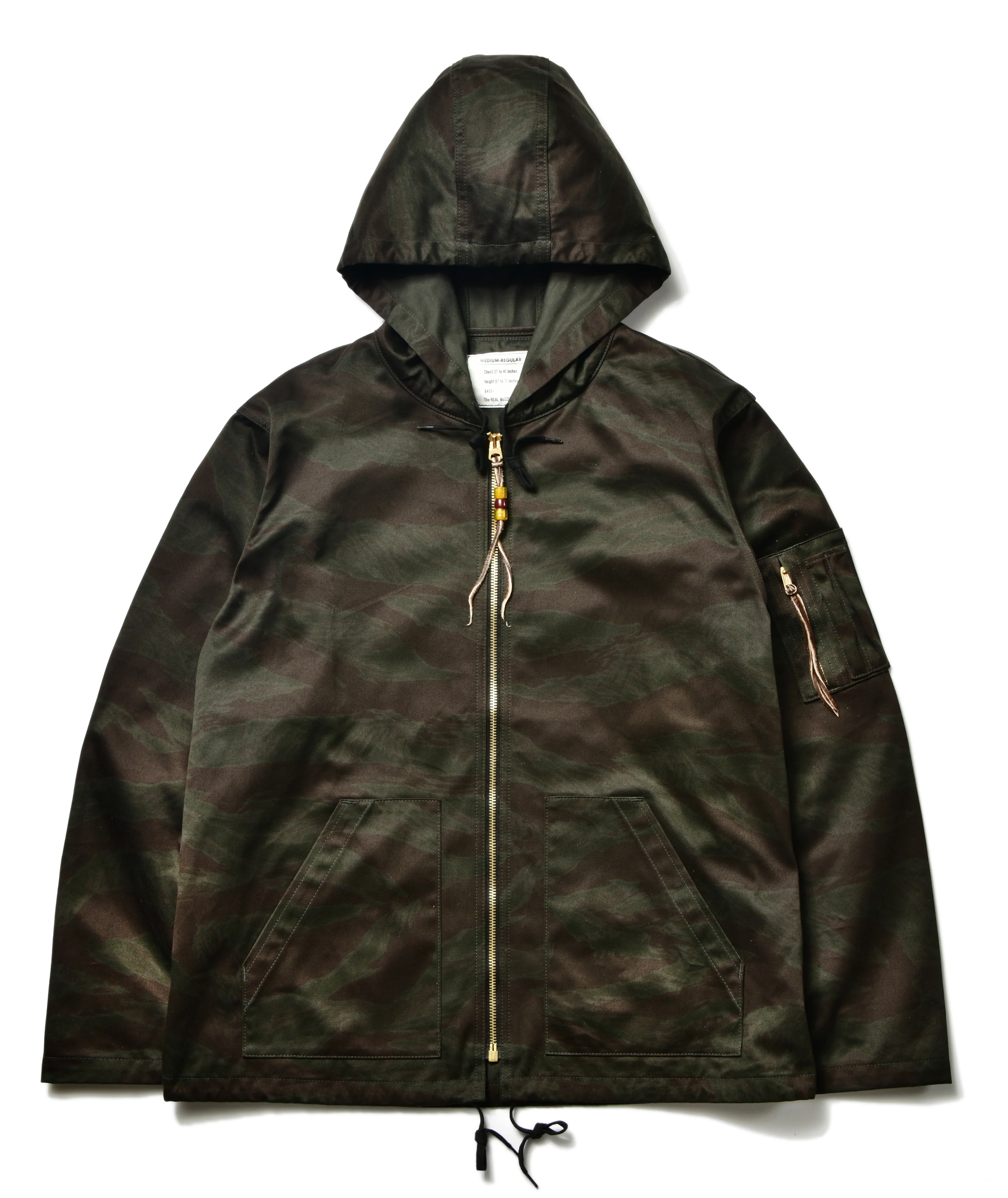 TIGER CAMOUFLAGE PARKA / BLACK OVER-DYE (TIGER CAMOUFLAGE) - Image 2