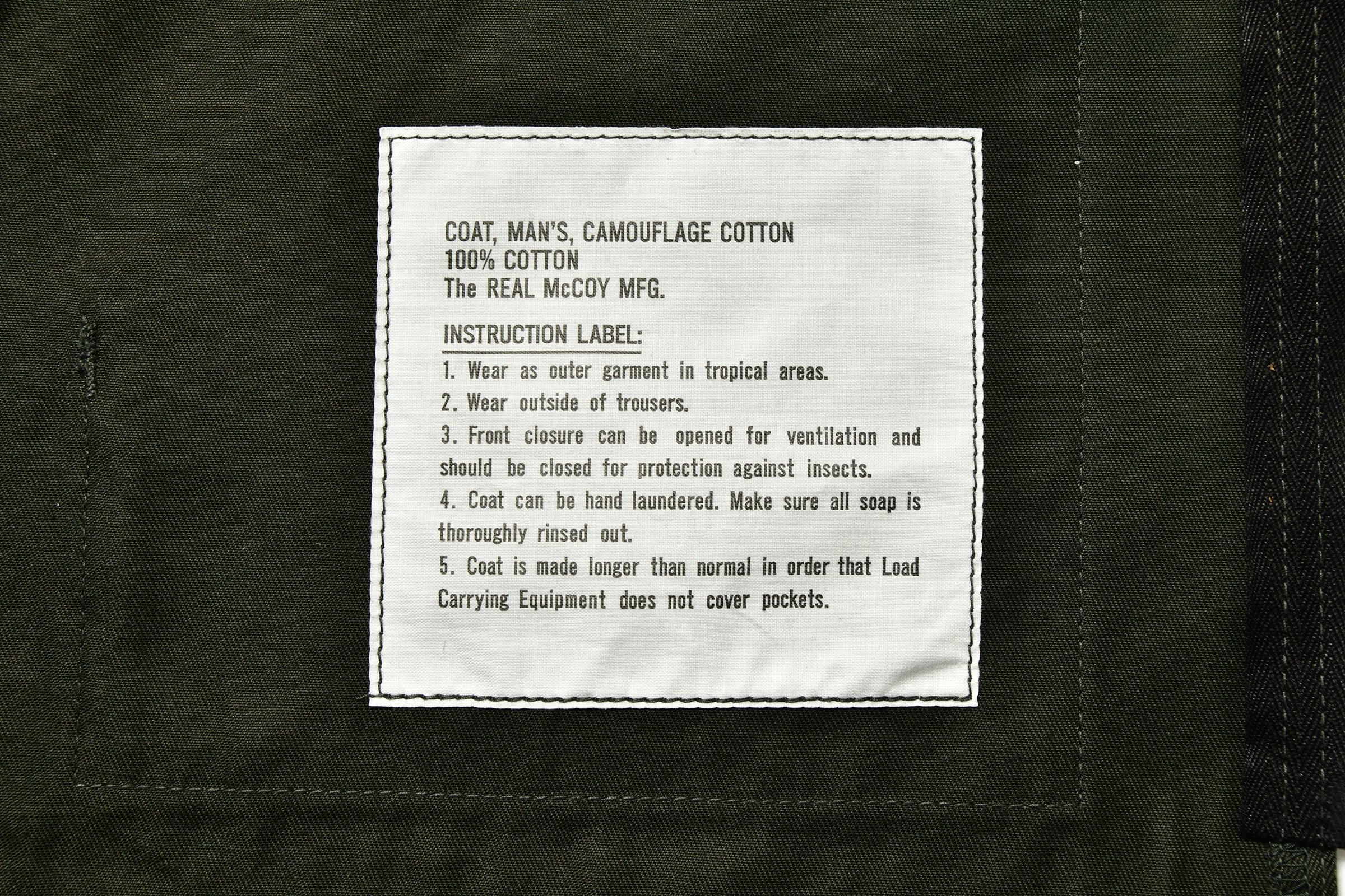 TIGER CAMOUFLAGE PARKA / BLACK OVER-DYE (TIGER CAMOUFLAGE) - Image 5