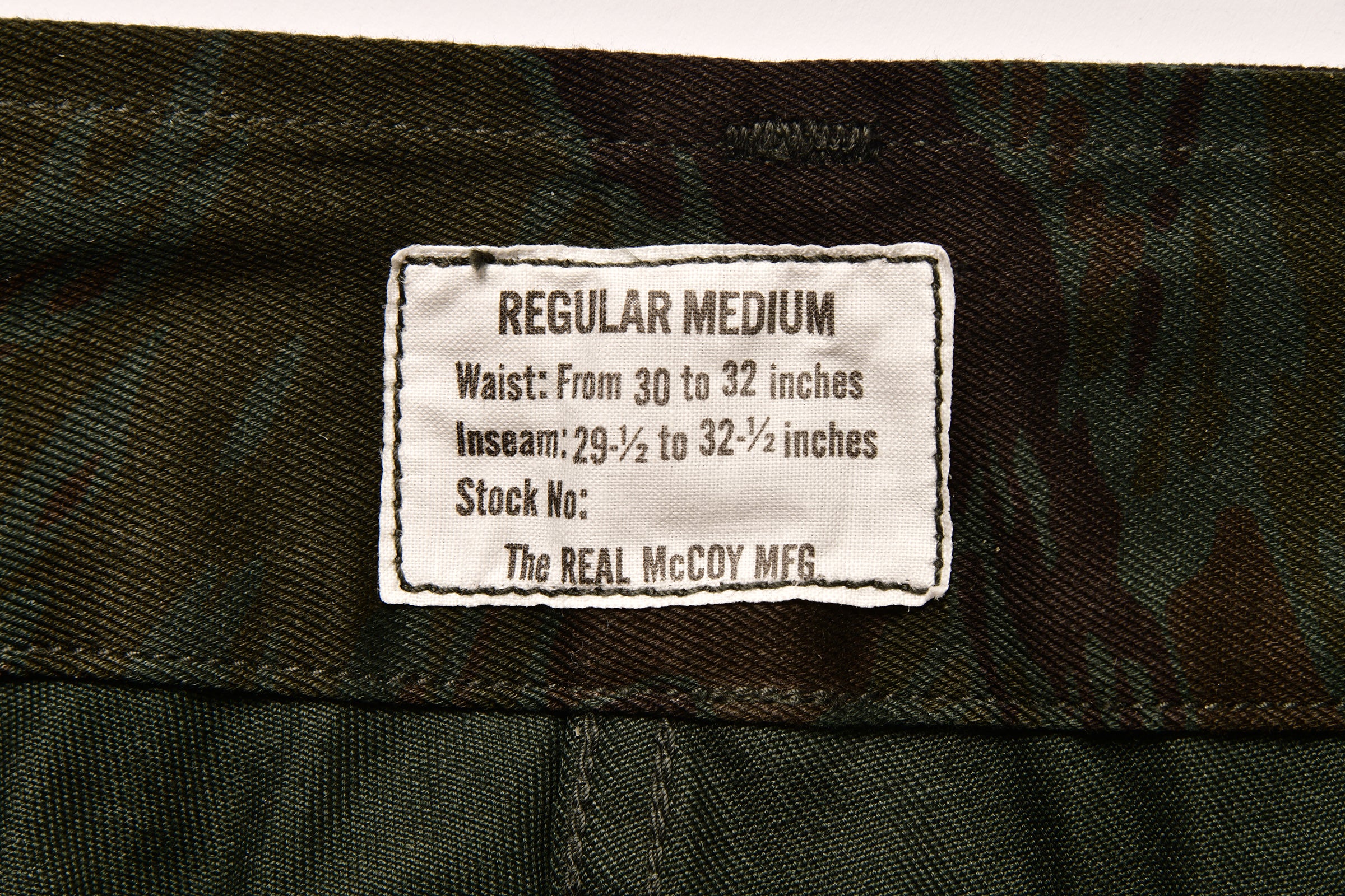 TIGER CAMOUFLAGE TROUSERS / BLACK OVER-DYE - Image 4