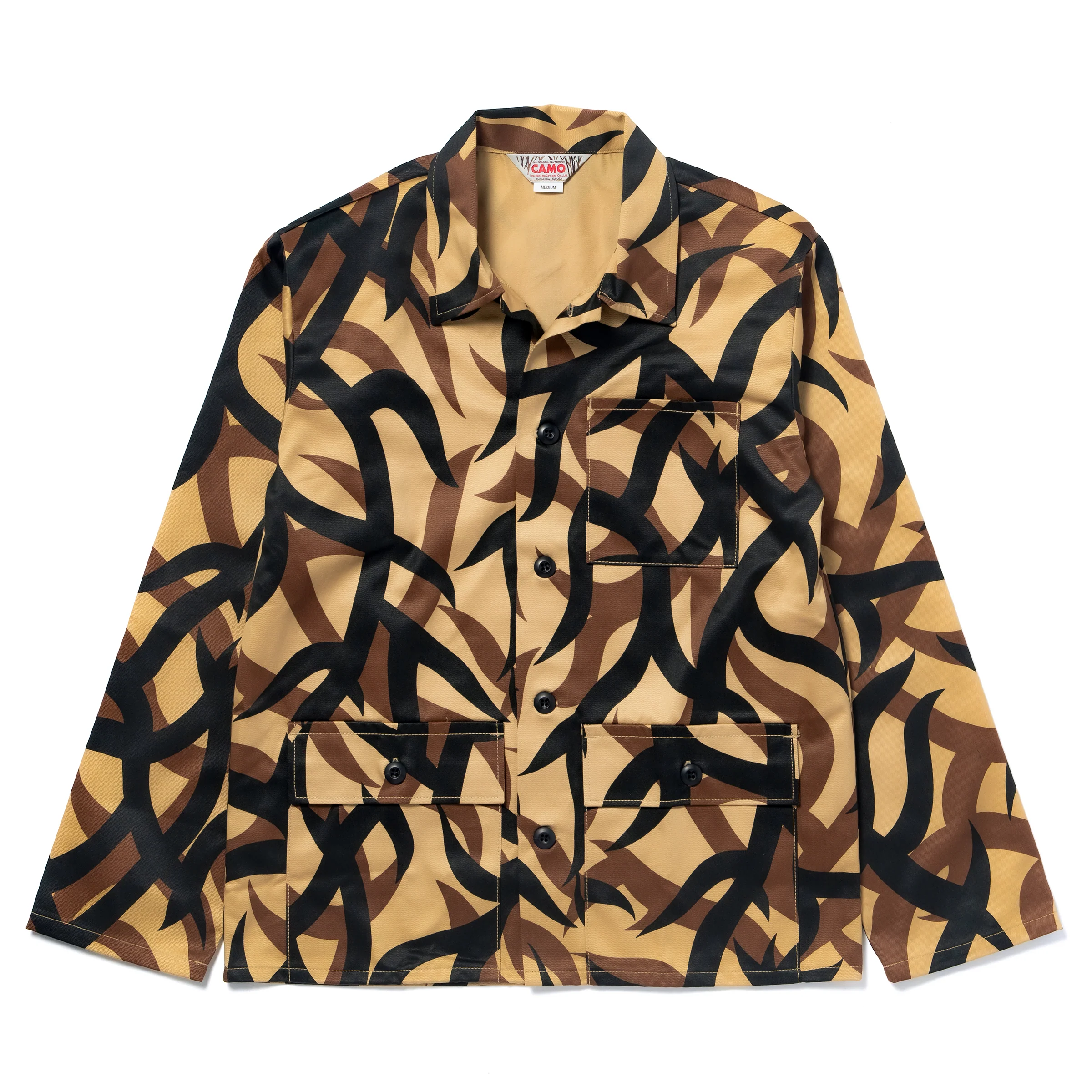 TRIBAL CAMOUFLAGE COMBAT JACKET - Image 2