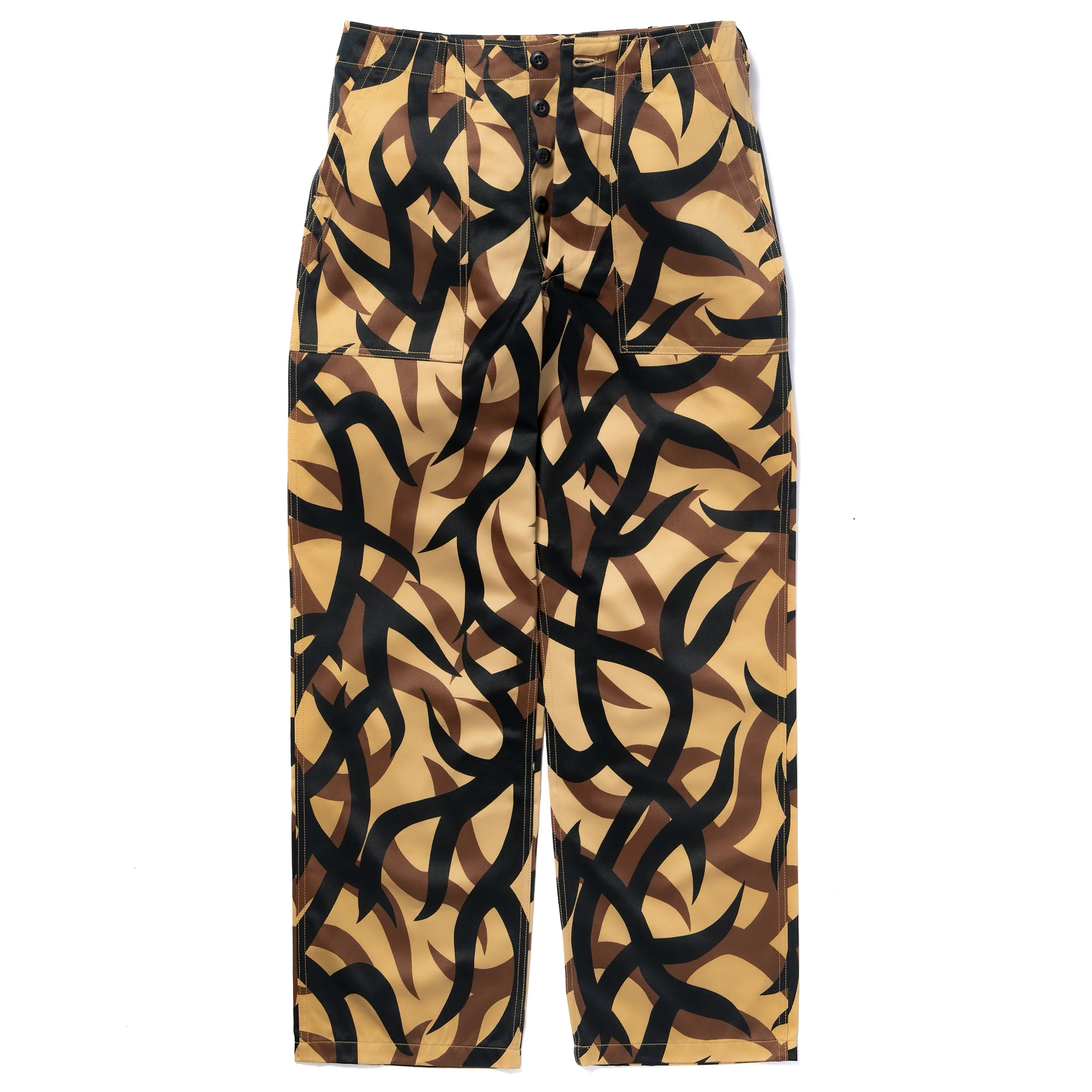 TRIBAL CAMOUFLAGE COMBAT TROUSERS - Image 2