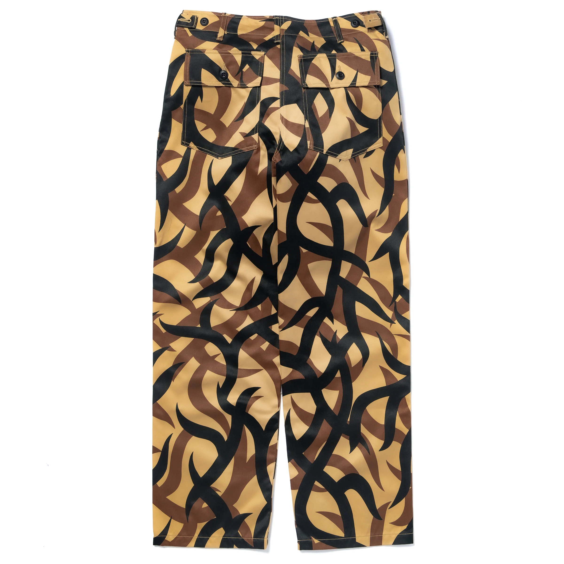 TRIBAL CAMOUFLAGE COMBAT TROUSERS - Image 3