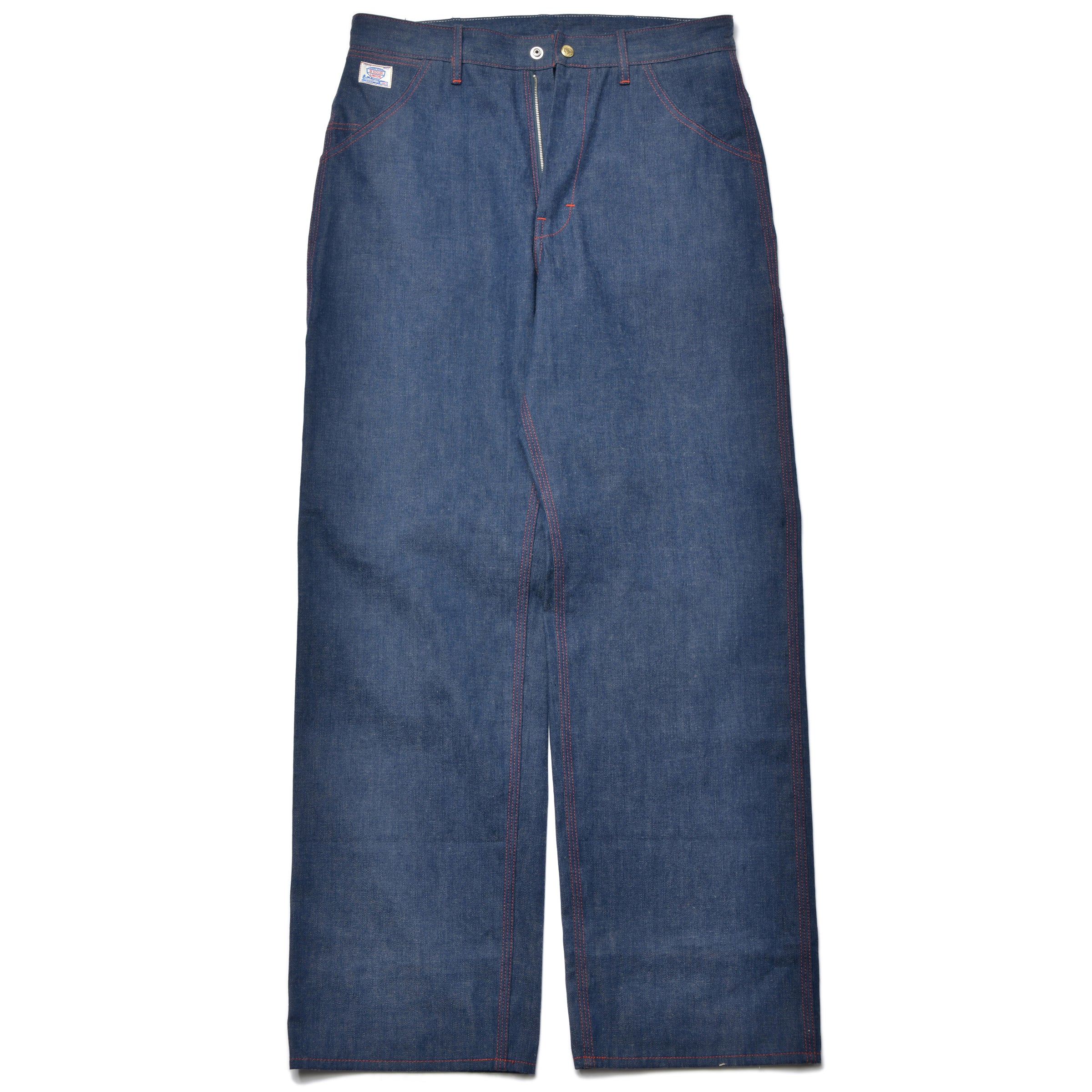 TRIPLE-STITCHED DENIM WORK TROUSERS - Image 2