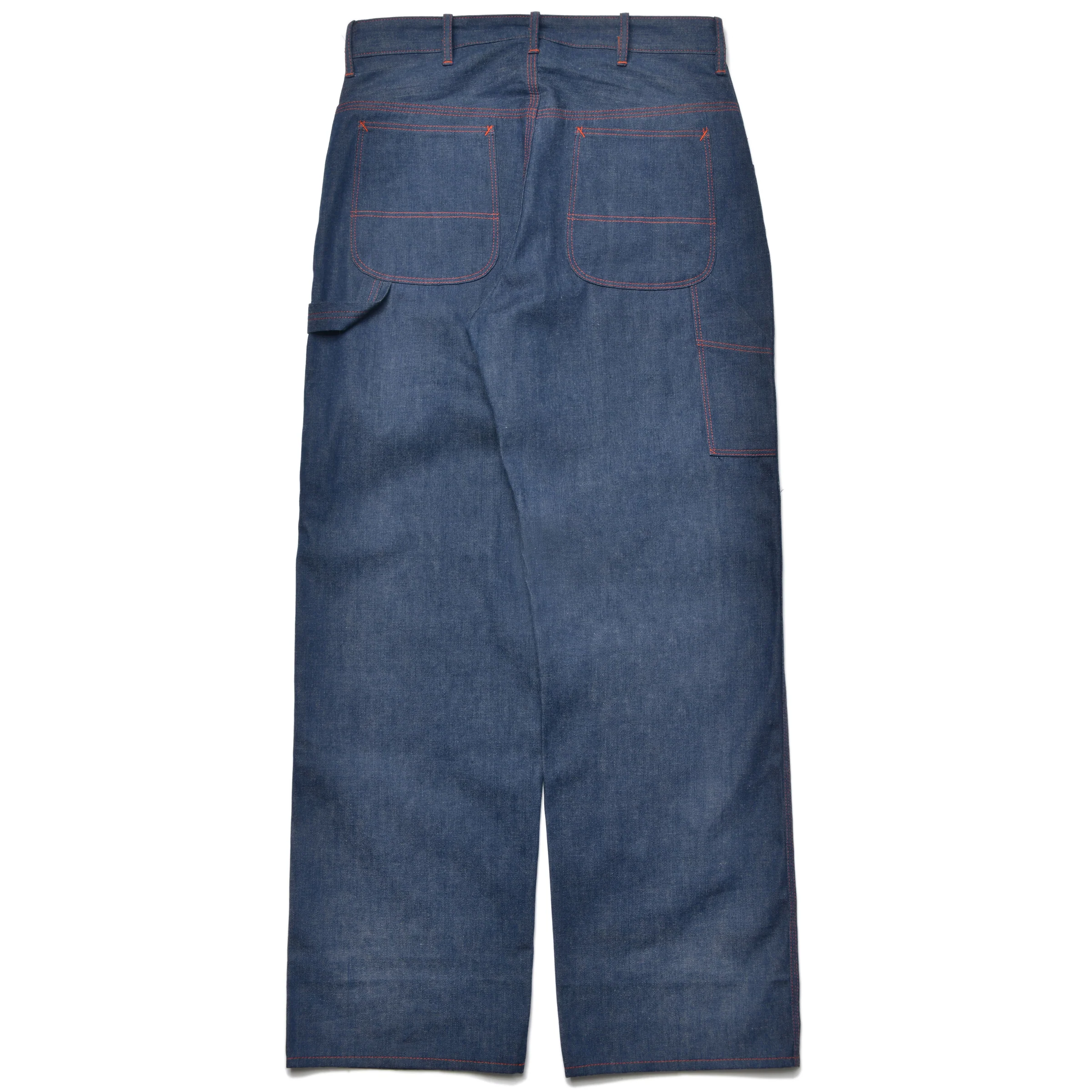 TRIPLE-STITCHED DENIM WORK TROUSERS - Image 3