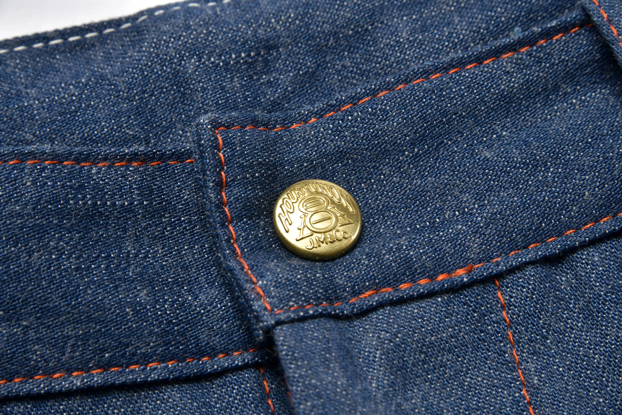 TRIPLE-STITCHED DENIM WORK TROUSERS - Image 5