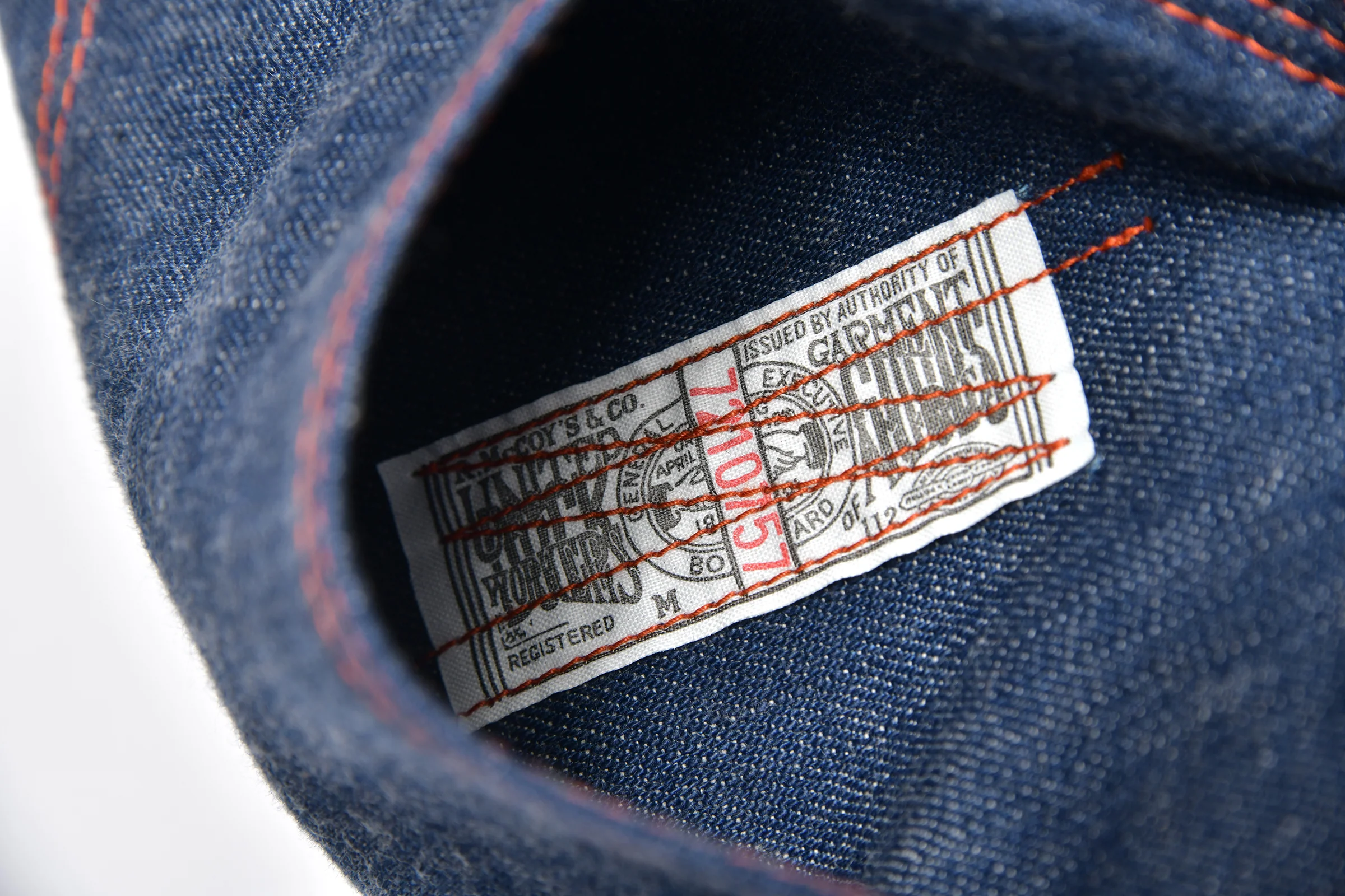 TRIPLE-STITCHED DENIM WORK TROUSERS - Image 7