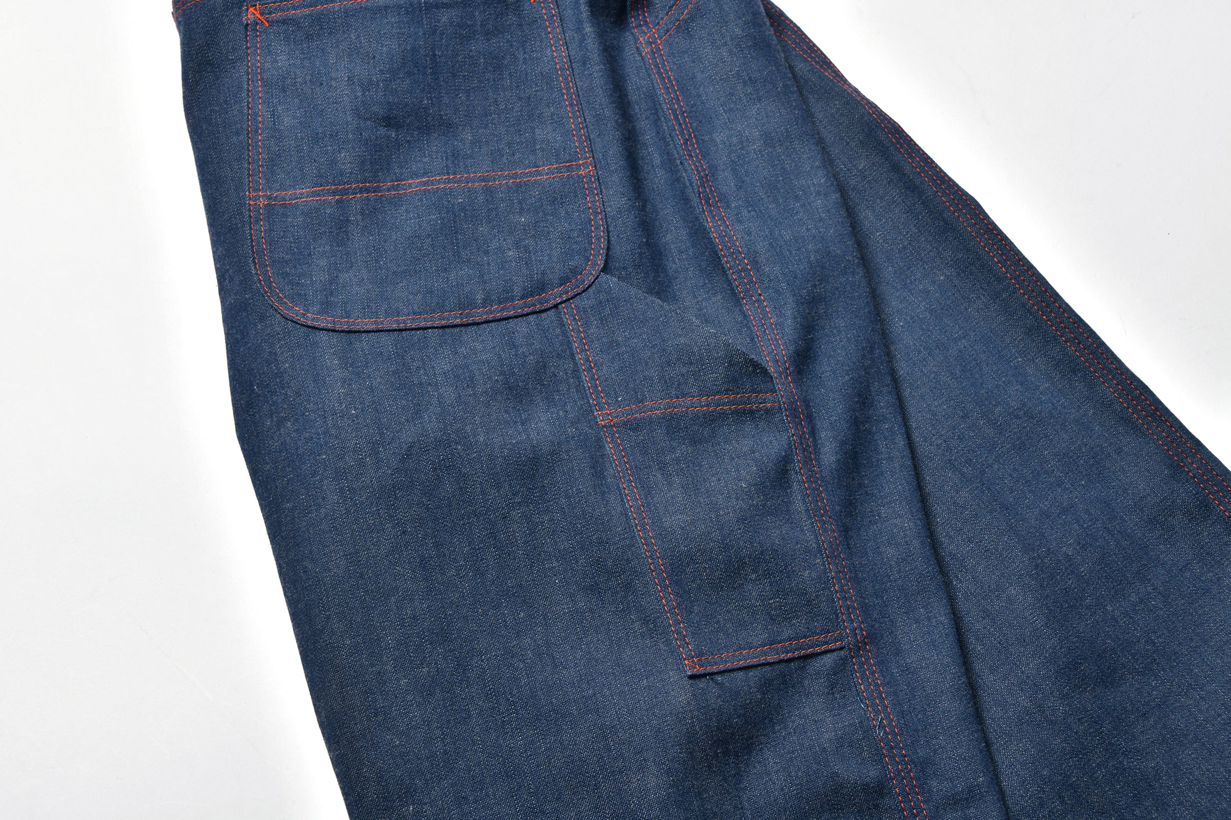 TRIPLE-STITCHED DENIM WORK TROUSERS - Image 8