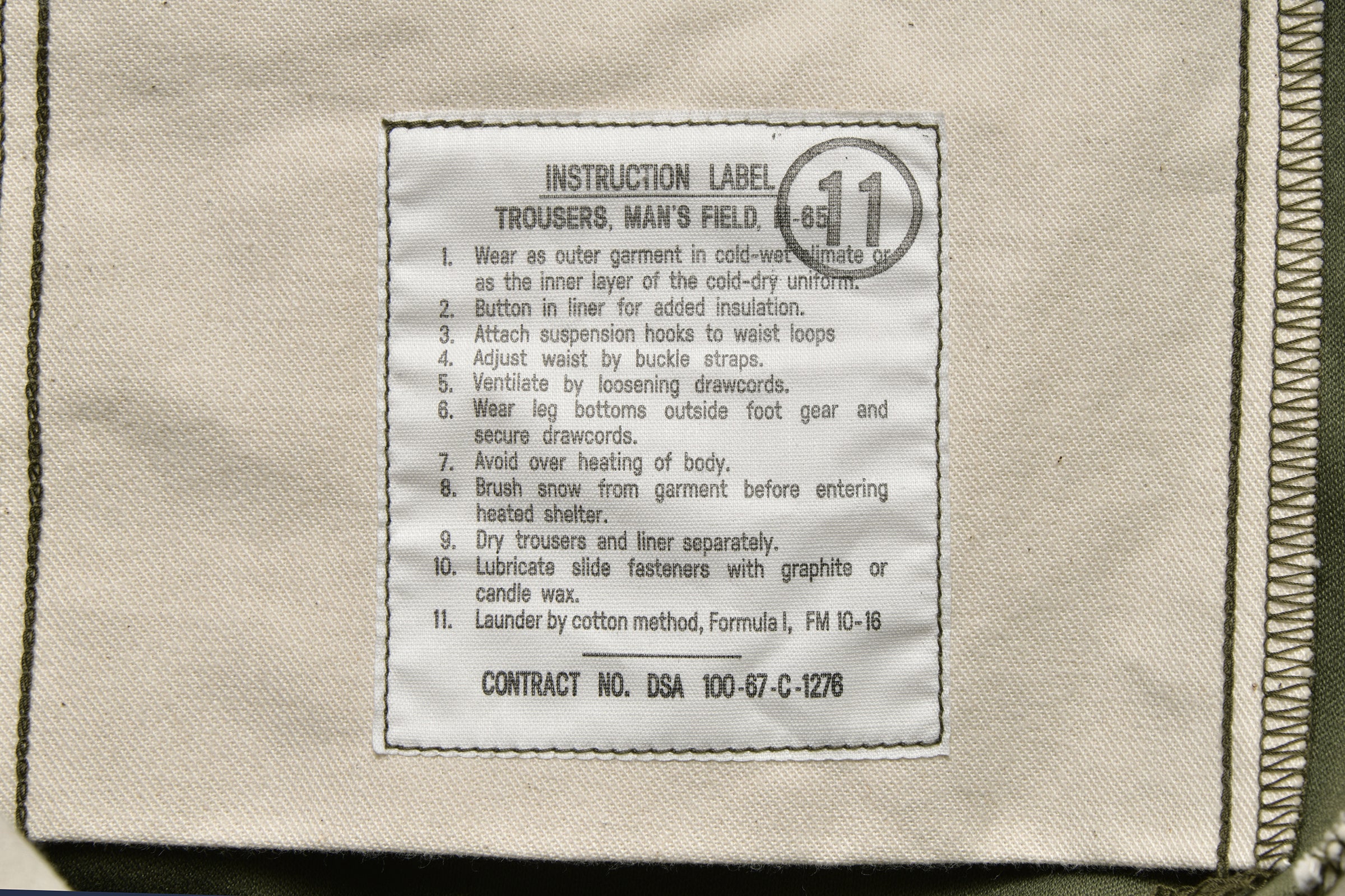 TROUSERS, MEN'S, FIELD, M-65 - Image 5
