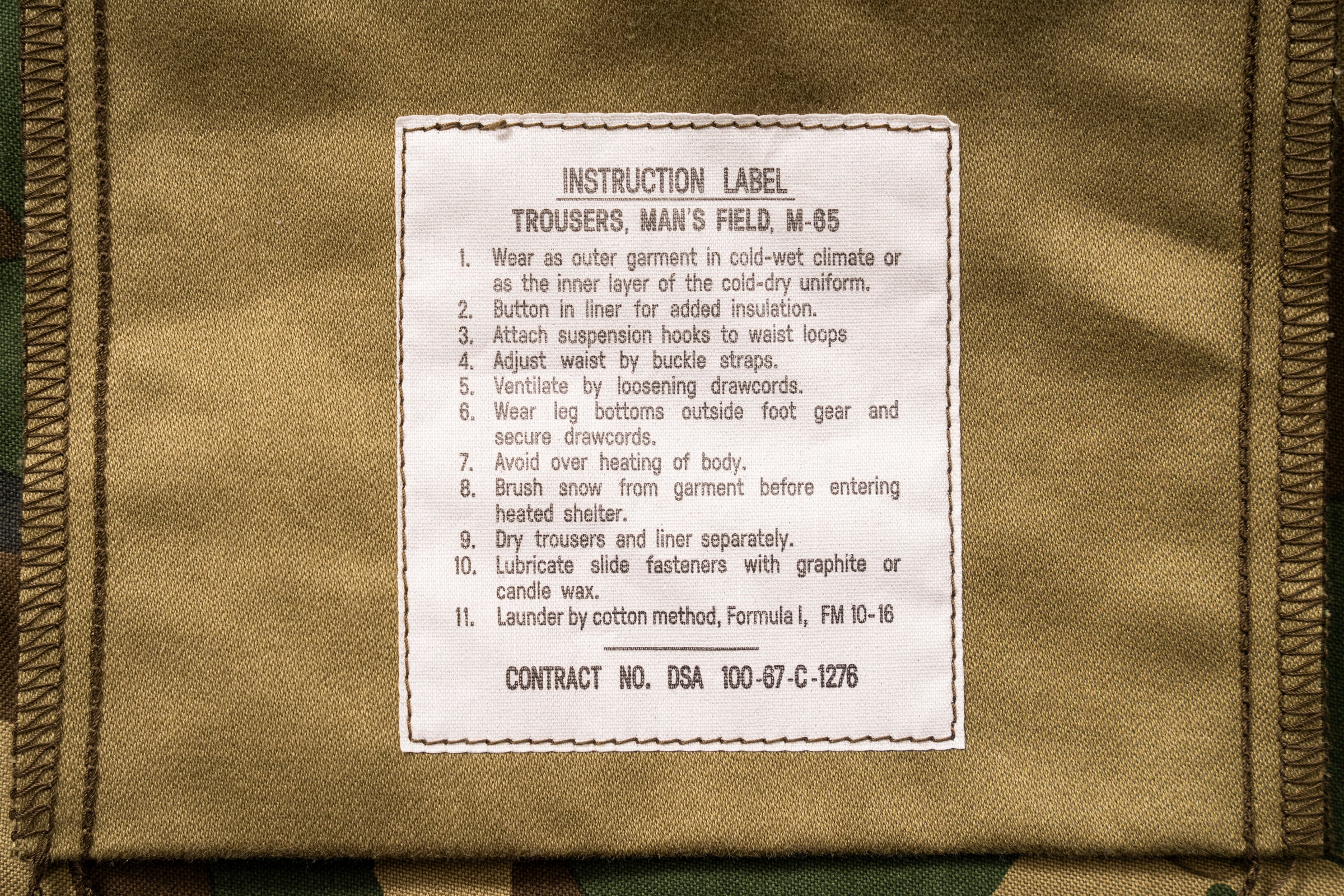 TROUSERS, MEN'S, FIELD, M-65 / WOODLAND PATTERN - Image 5