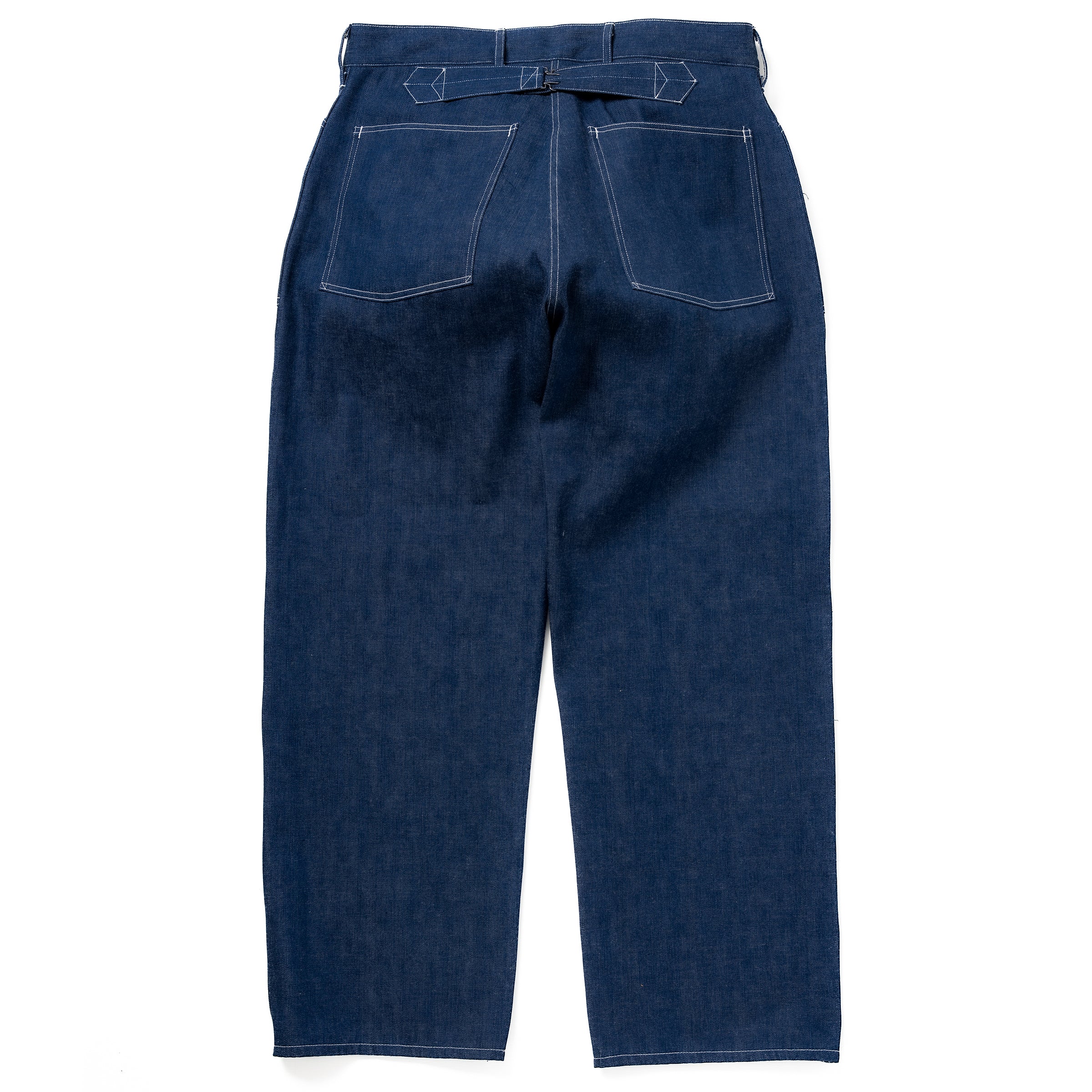 TROUSERS, WORKING, DENIM, BLUE - Image 3