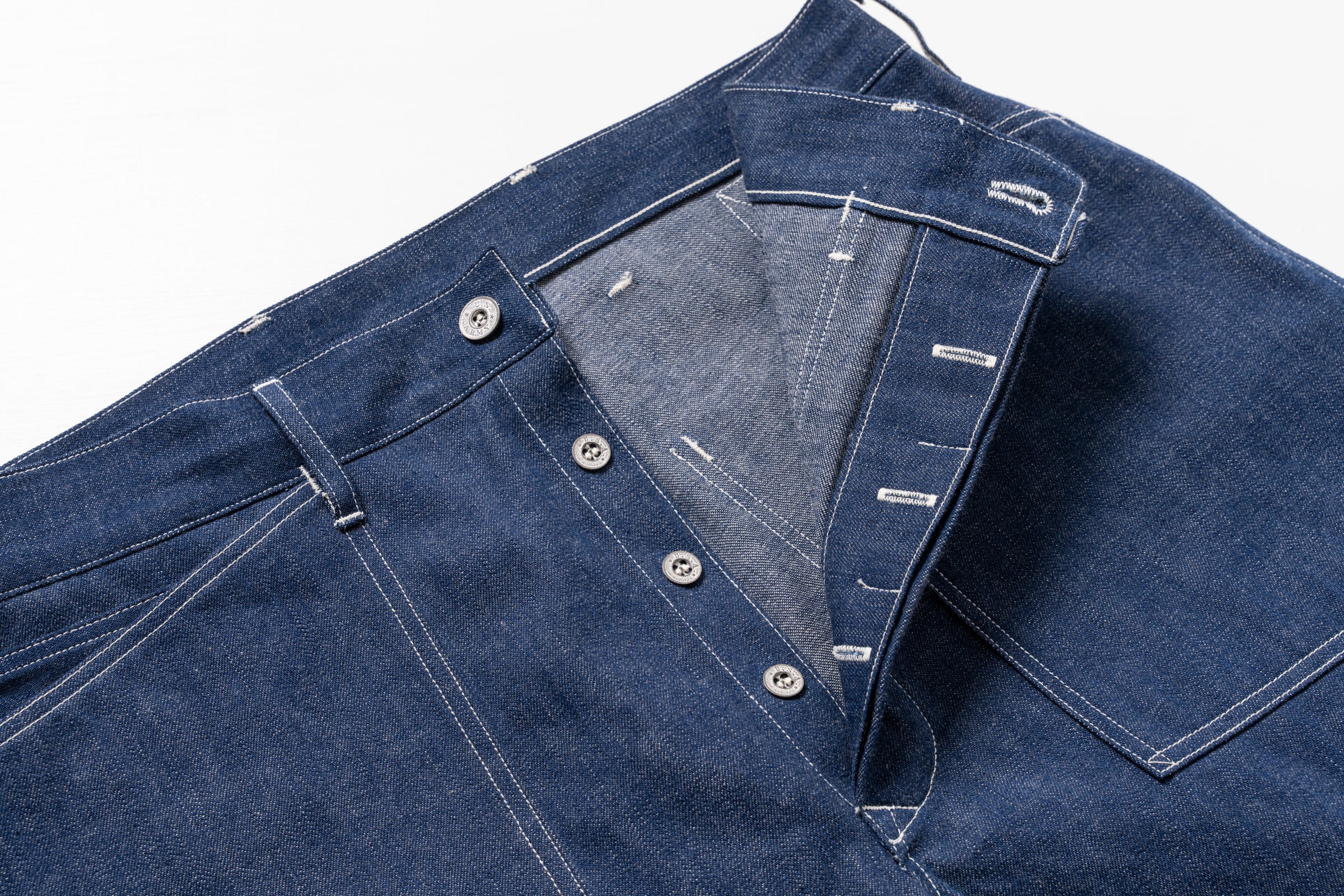 TROUSERS, WORKING, DENIM, BLUE - Image 6