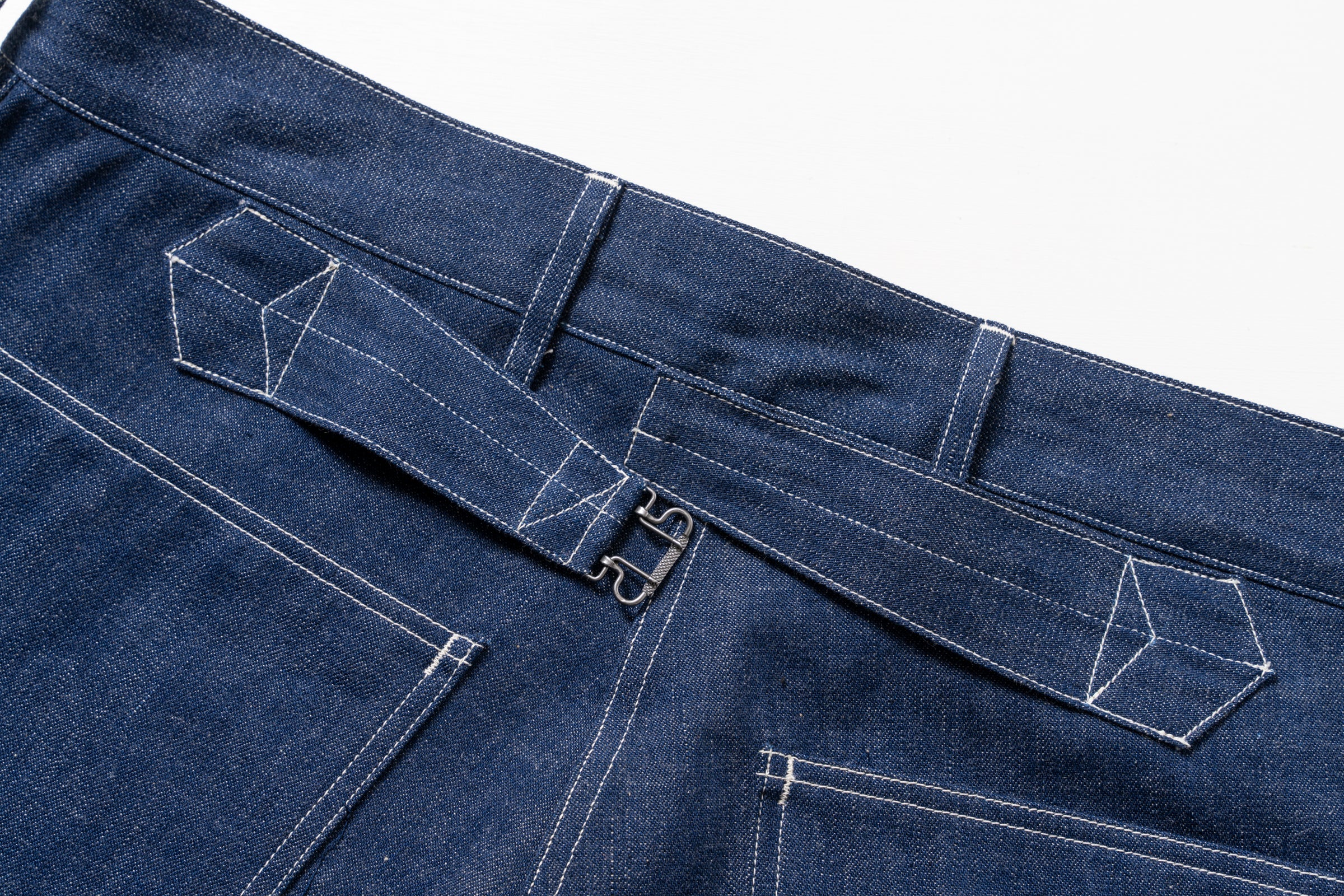 TROUSERS, WORKING, DENIM, BLUE - Image 7