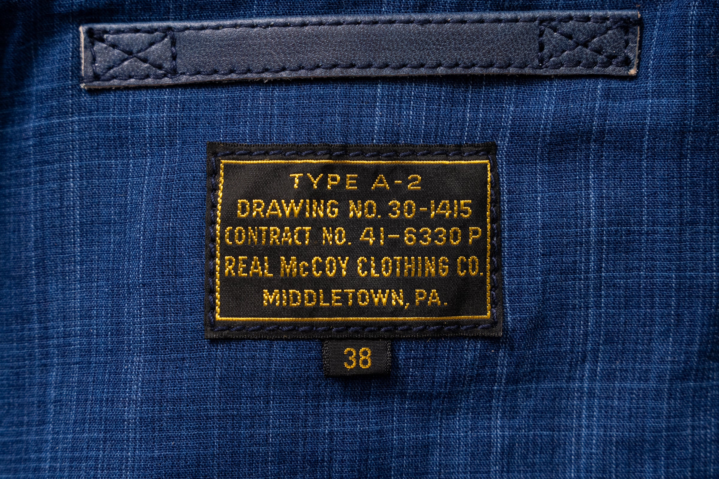 TYPE A-2 / INDIGO DYED - Image 4