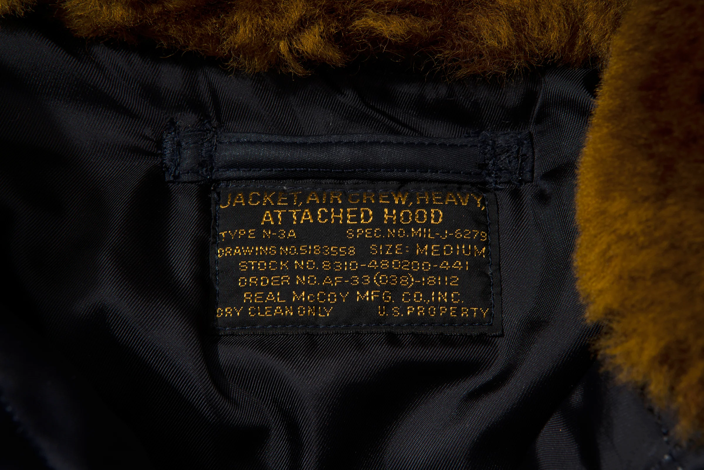 TYPE N-3A REAL McCOY MFG. CO. - Image 3