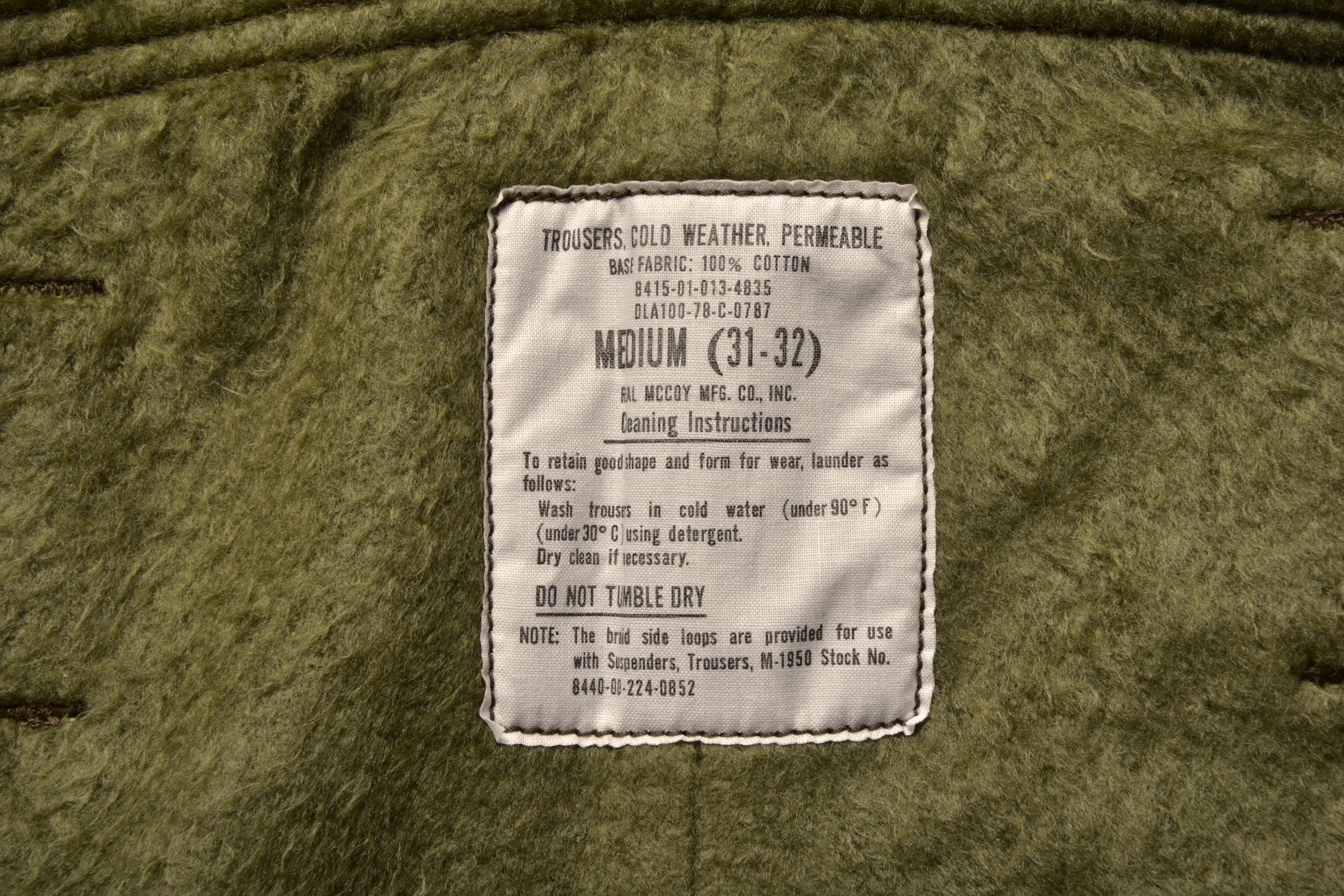 U.S.N. A-2 DECK TROUSERS - Image 4