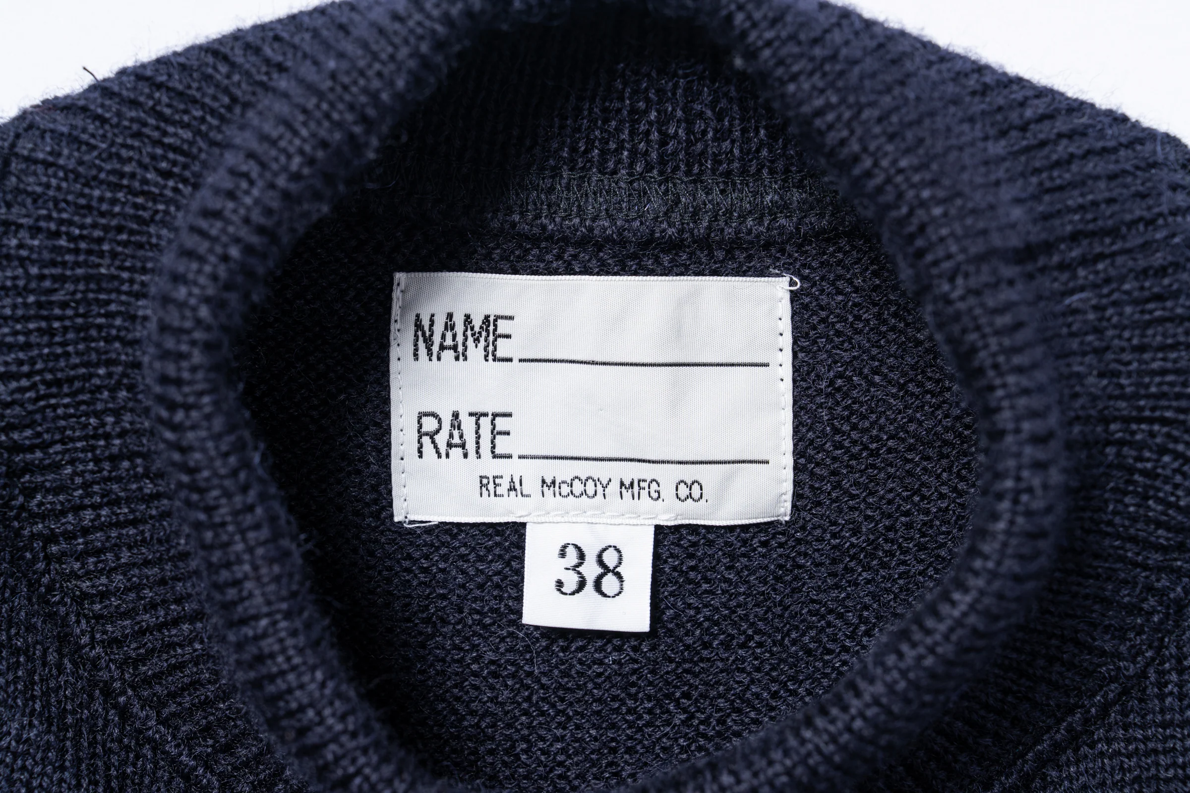 U.S.N. BLUE WOOL JERSEY - Image 4