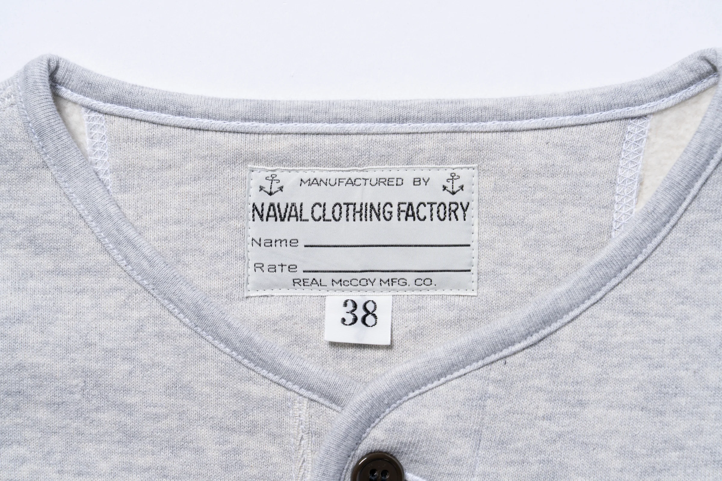 U.S.N. COTTON CARDIGAN / STENCIL - Image 4