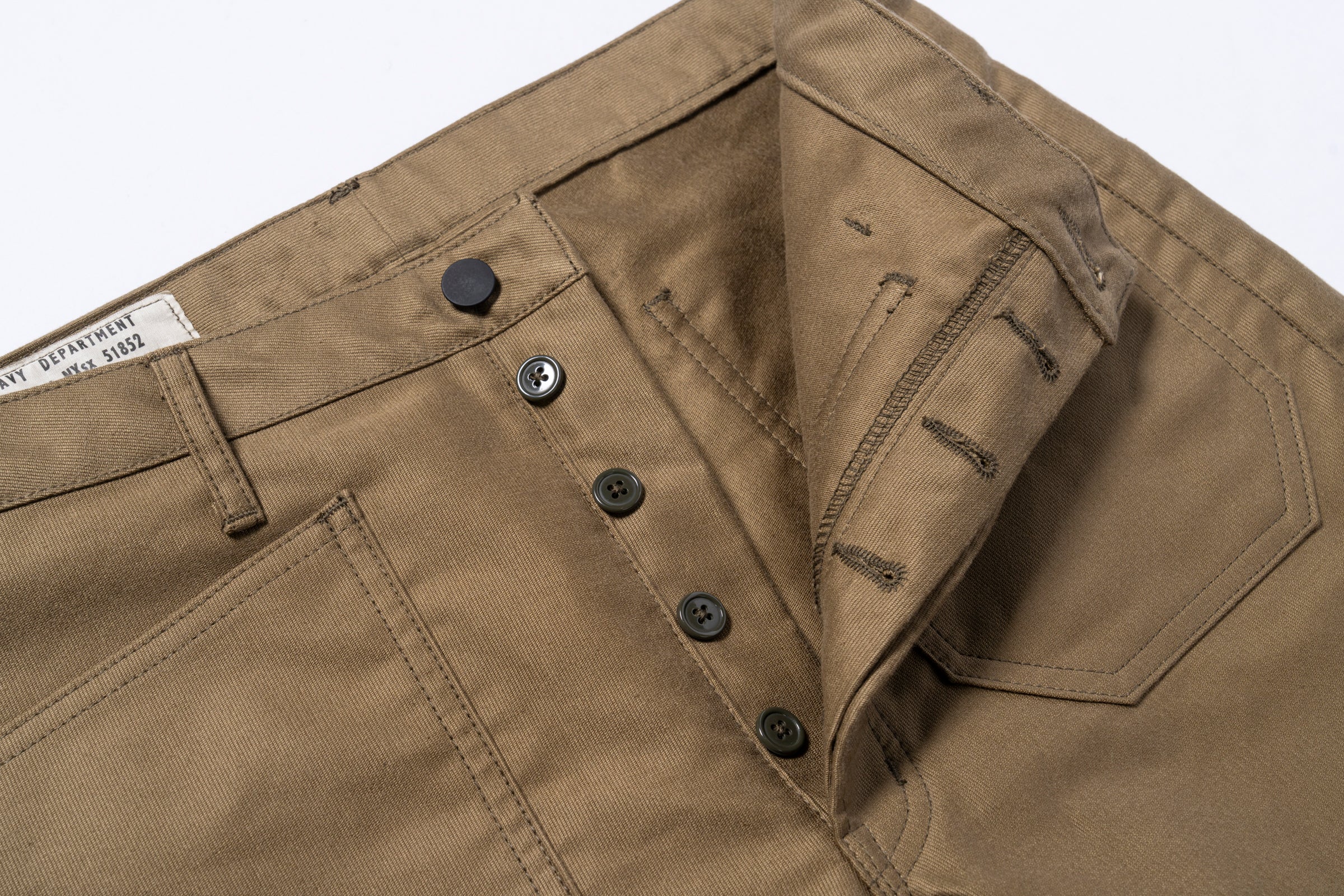 U.S.N. N-1 TROUSERS MODIFY / KHAKI - Image 5