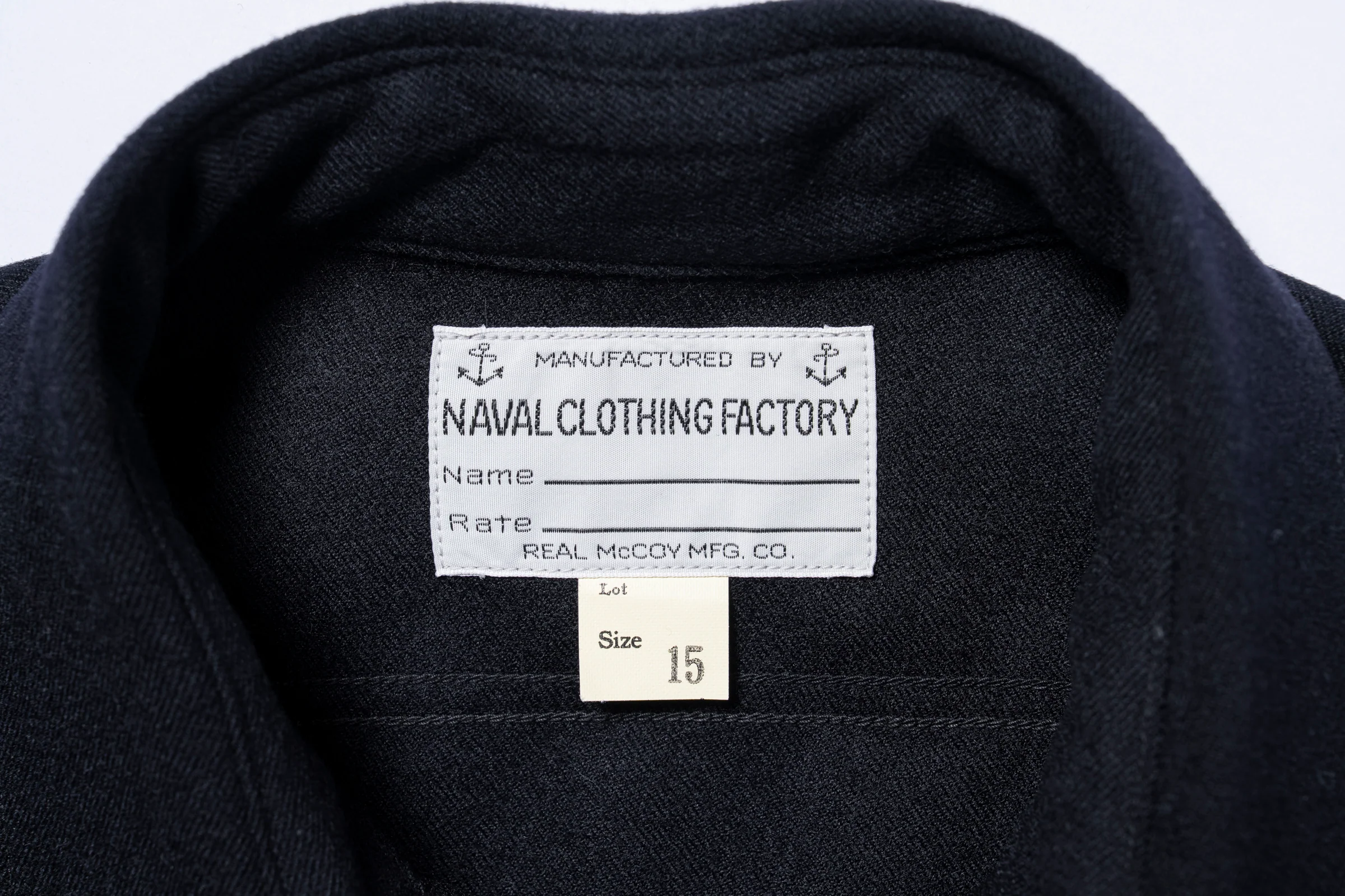 U.S.N. WOOL BLUE FLANNEL SHIRT - Image 4