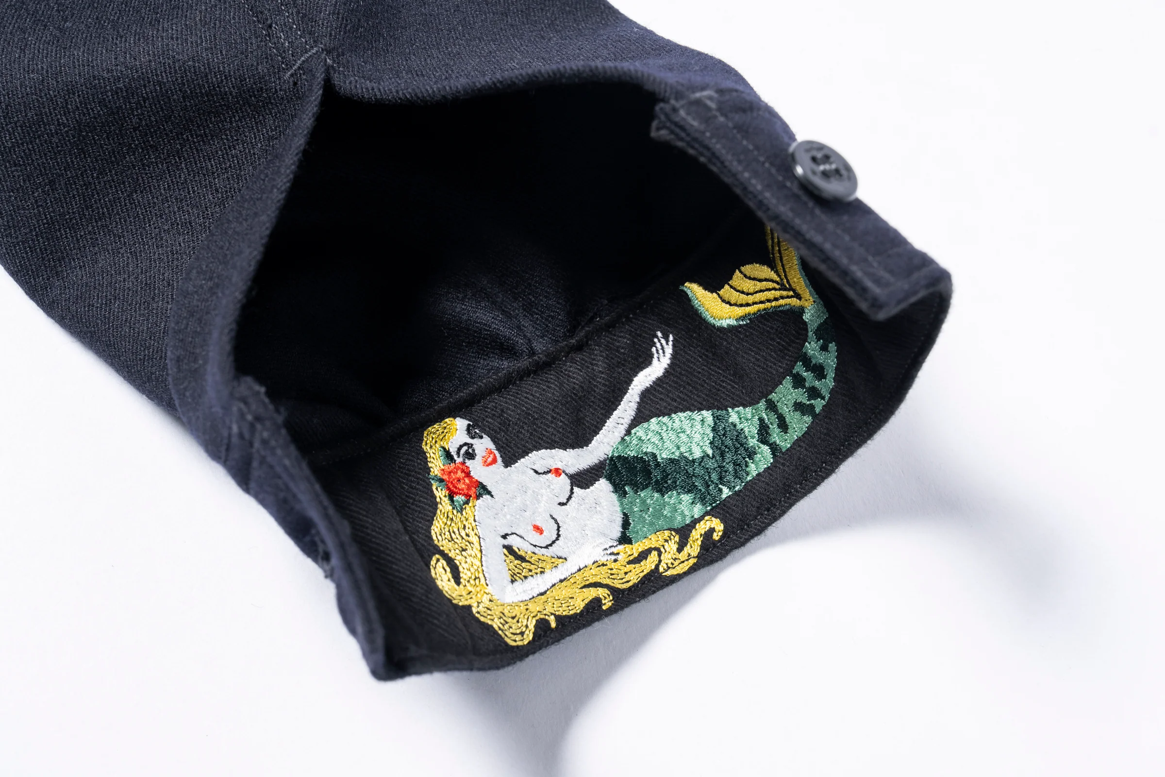 U.S.N. WOOL BLUE FLANNEL SHIRT / U.S.S. BROOKLYN - Image 6