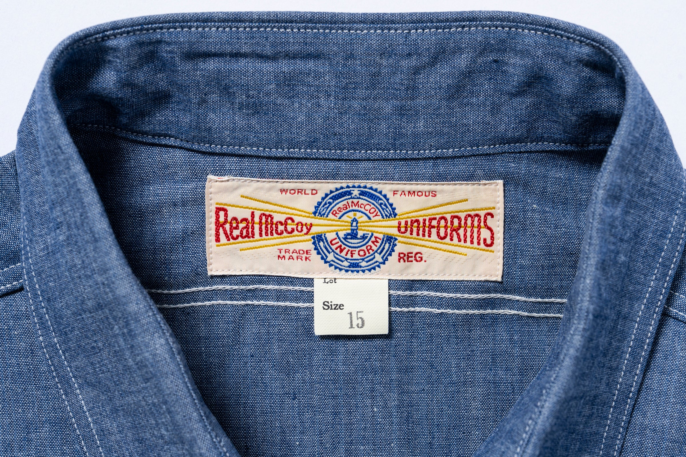 U.S. NAVY CHAMBRAY SHIRT L/S (MODIFY) / USN - Image 4
