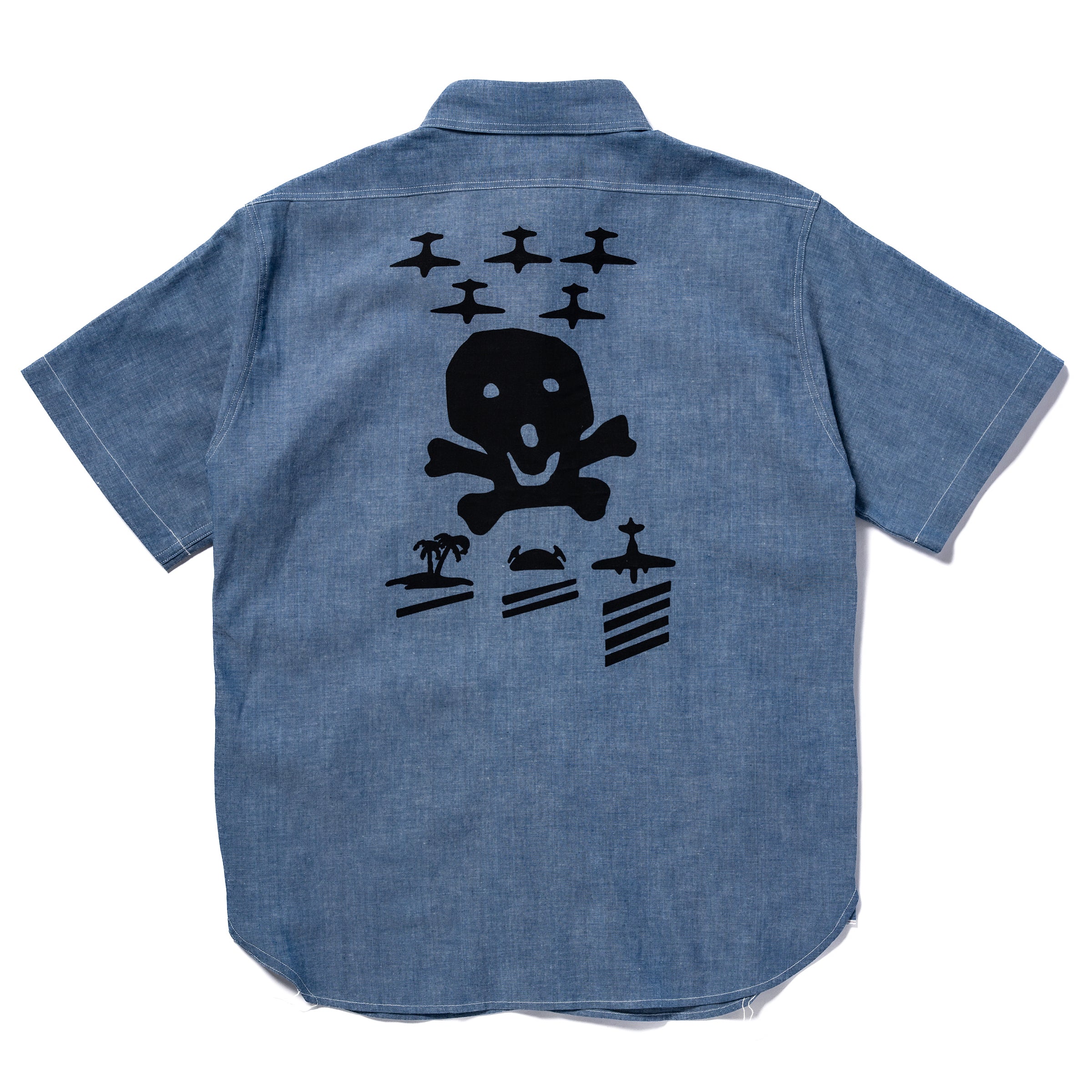U.S. NAVY CHAMBRAY SHIRT / USS KIDD - Image 3