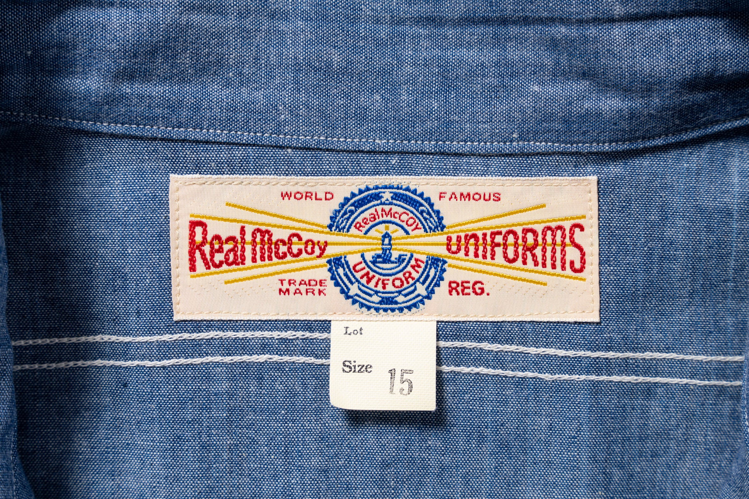 U.S. NAVY CHAMBRAY SHIRT / USS KIDD - Image 8