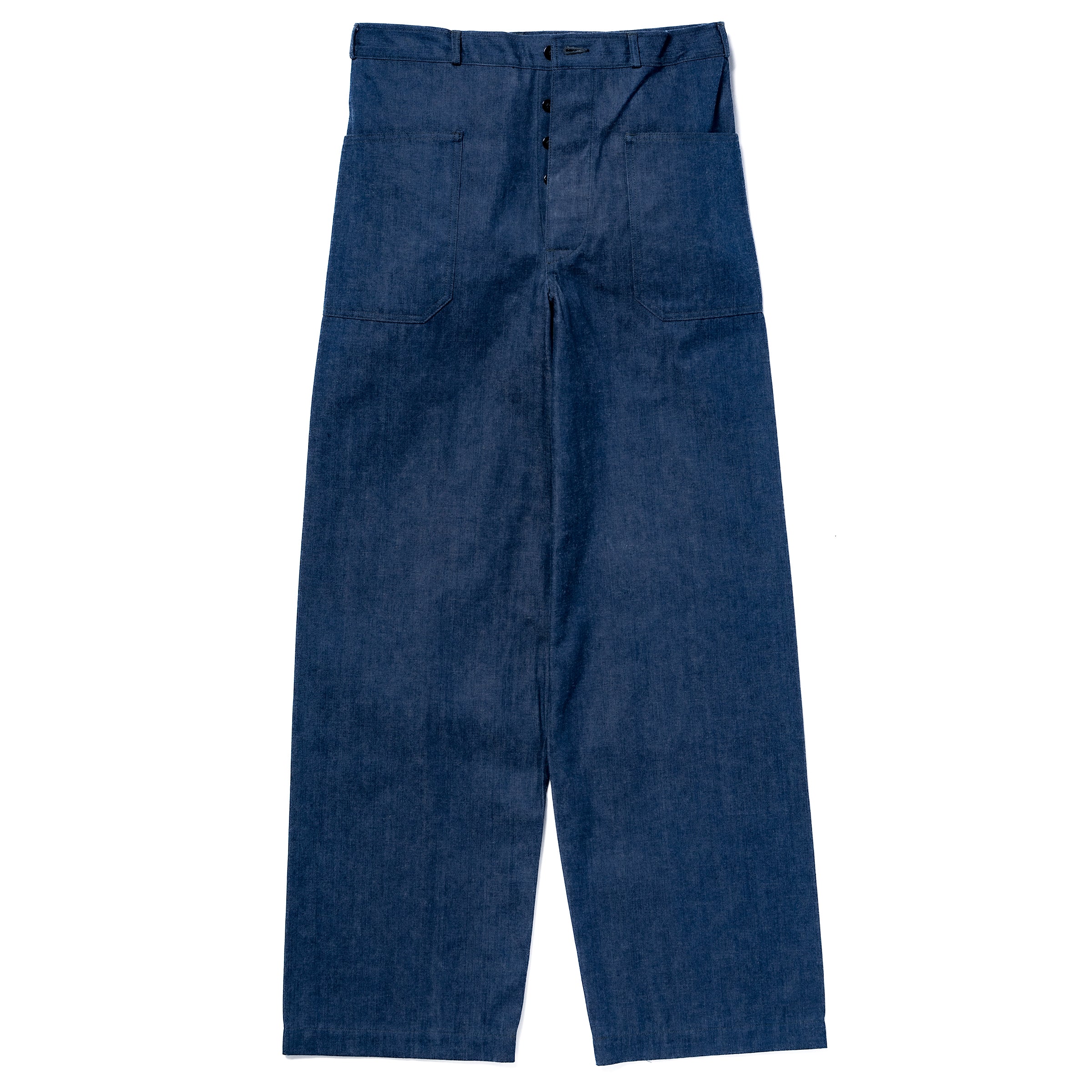 U.S. NAVY DENIM DUNGAREE TROUSERS - Image 2