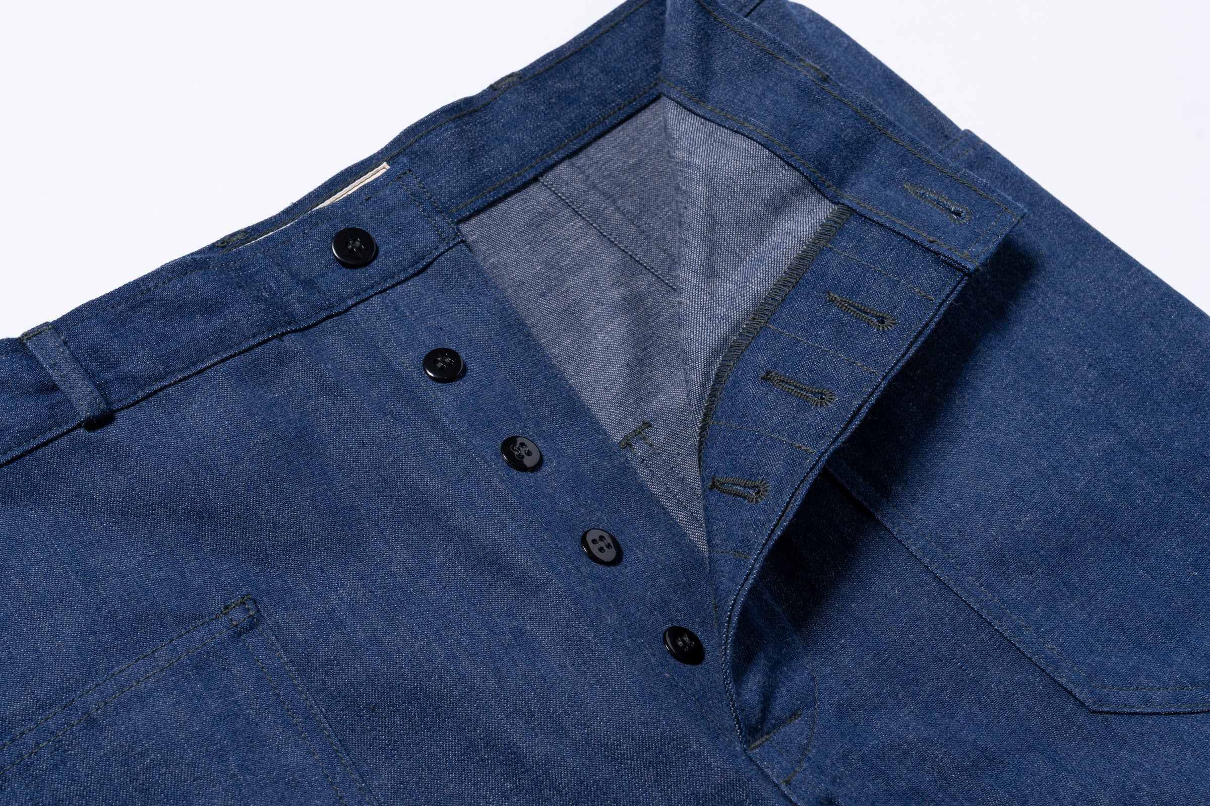 U.S. NAVY DENIM DUNGAREE TROUSERS - Image 6